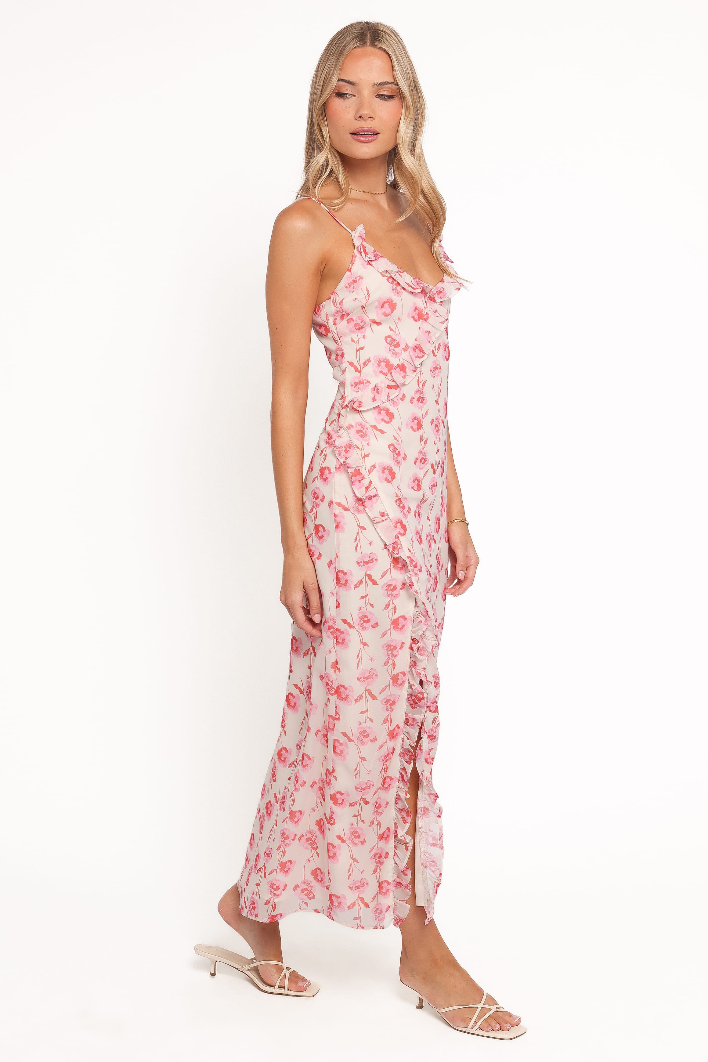 Charli Maxi Dress - Pink Floral