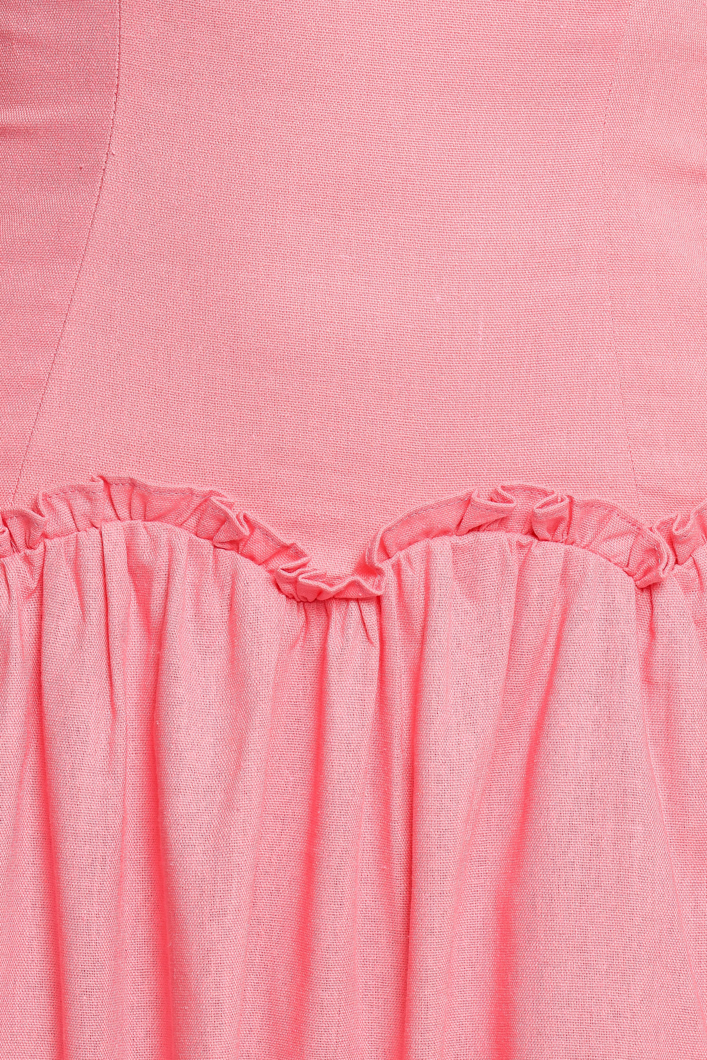 Clover Midi Dress - Pink