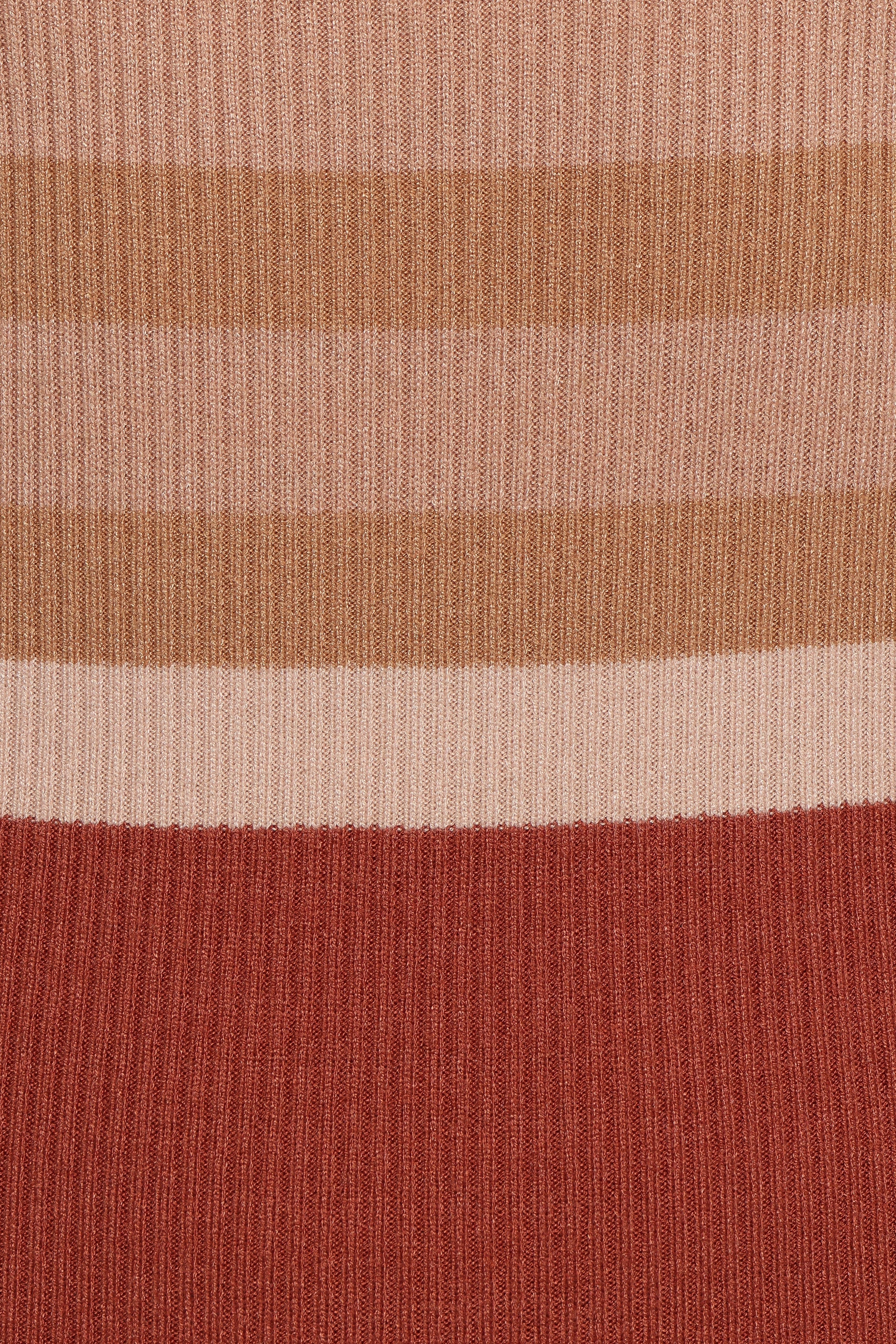 Colten Long Sleeve Knit Dress - Brown Stripe
