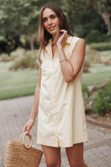 Deirdre Mini Dress - Yellow