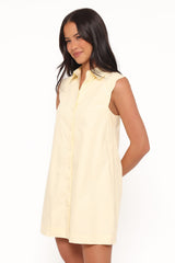 Deirdre Mini Dress - Yellow