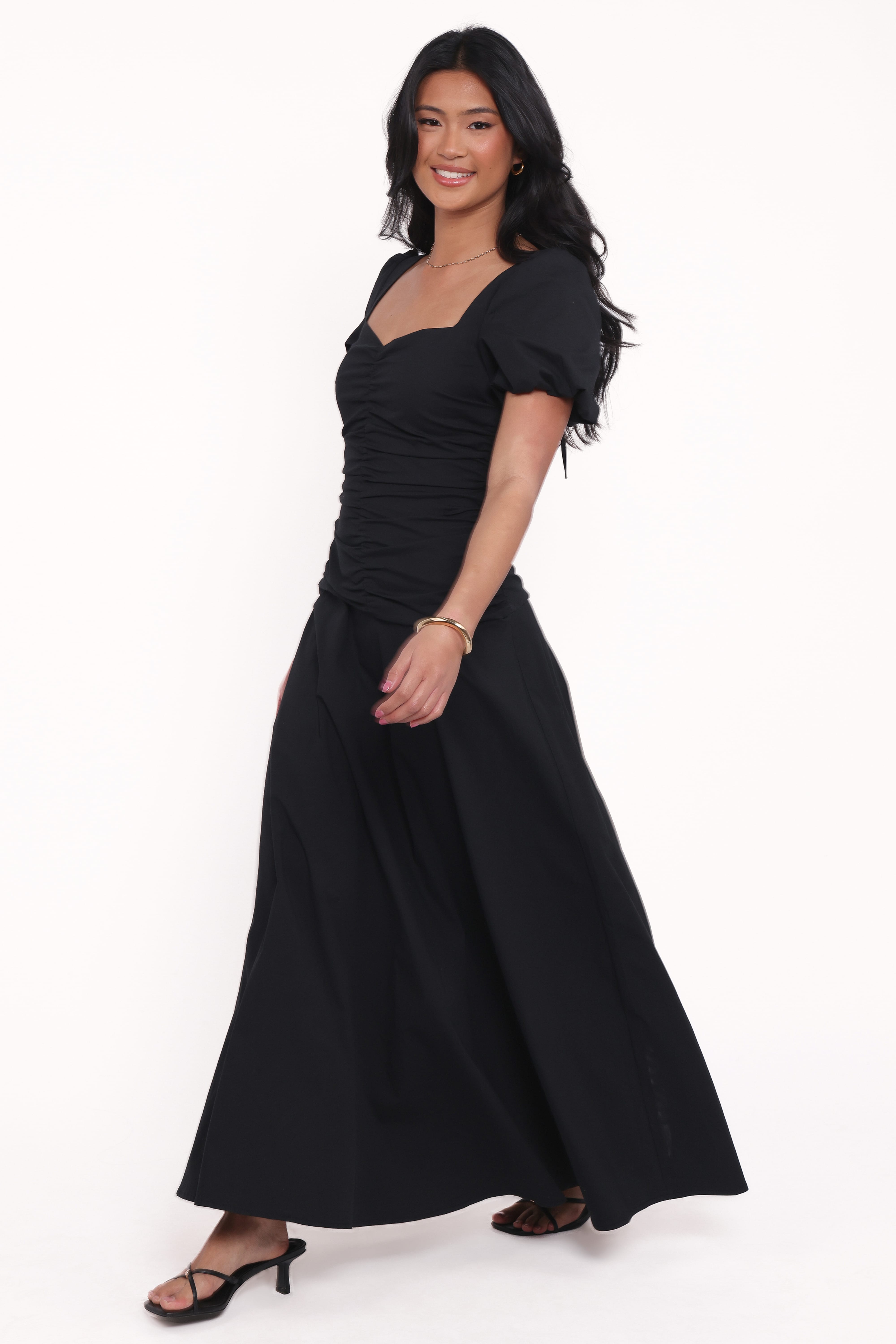 Denver Midi Dress - Black