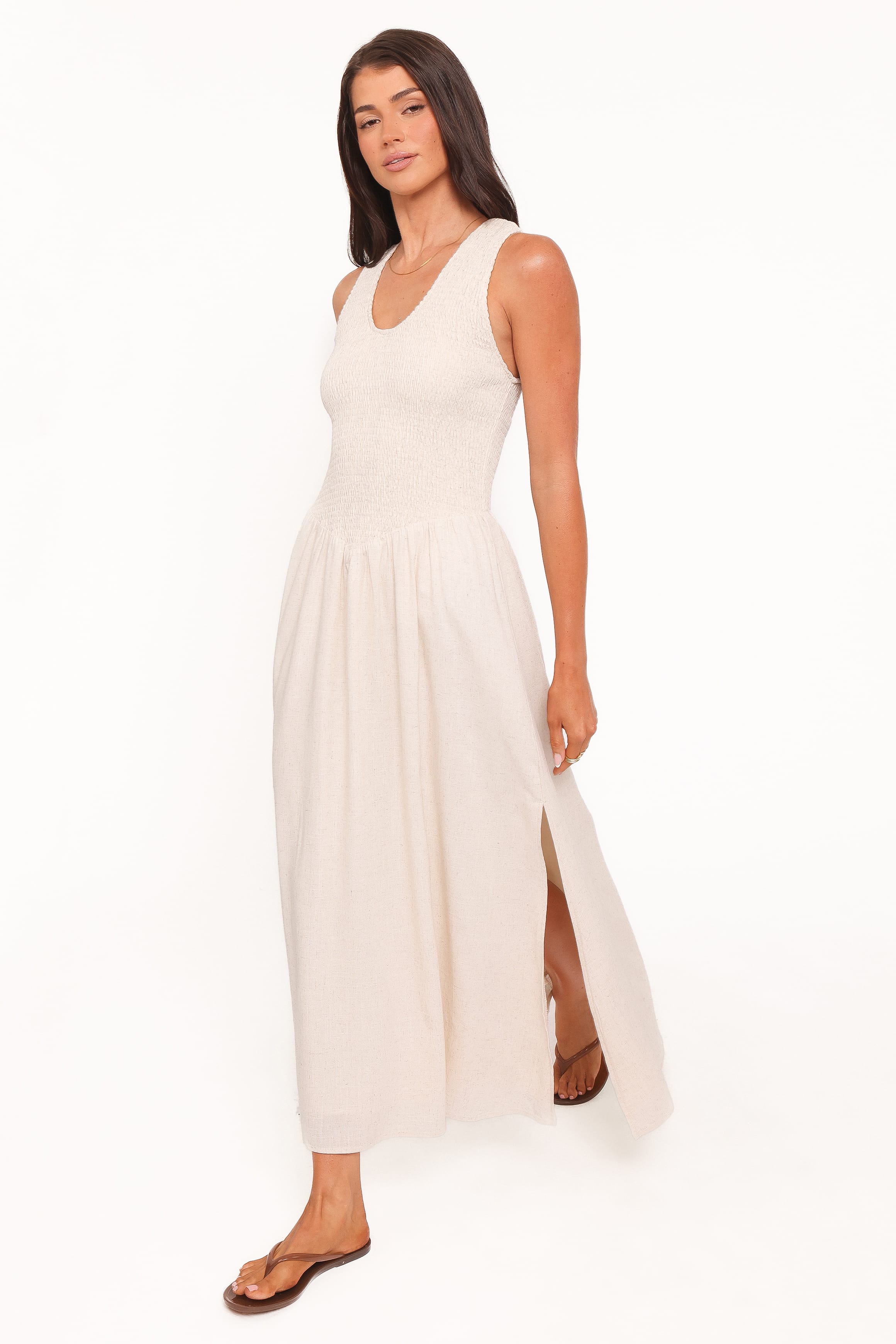 Dimity Maxi Dress - Oatmeal