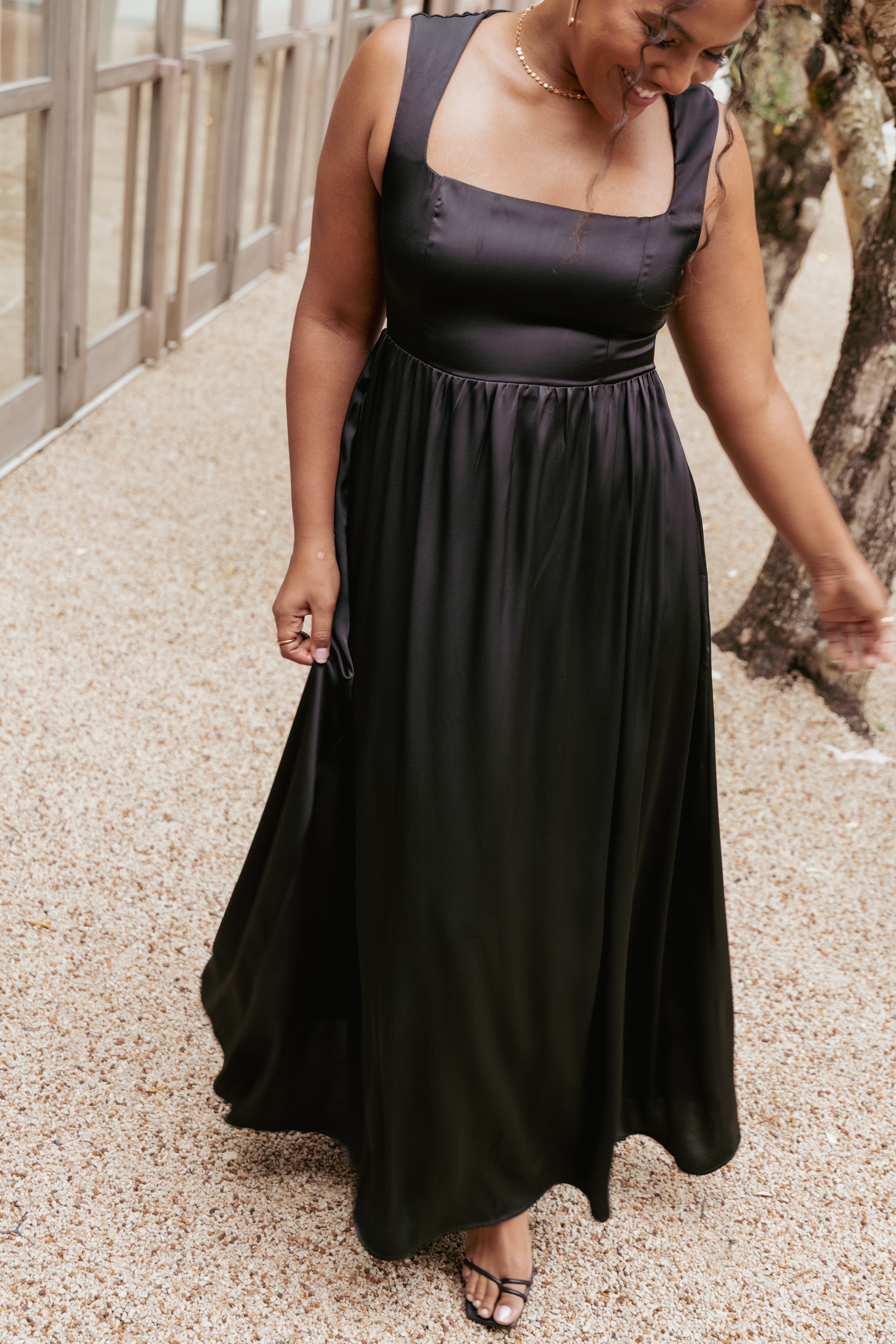 Elania Maxi Dress - Black