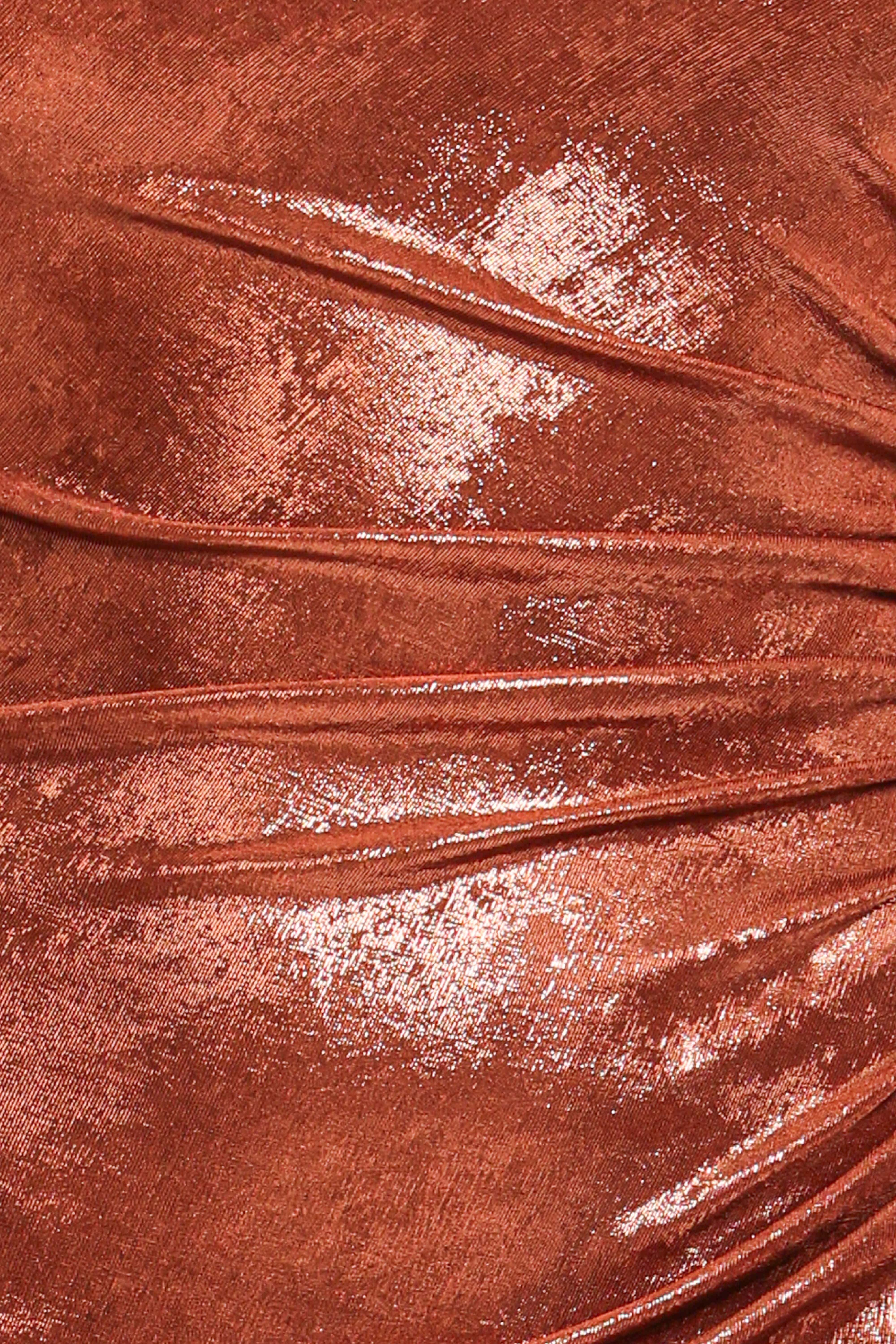 Emerie Sleeveless Metallic Maxi - Bronze