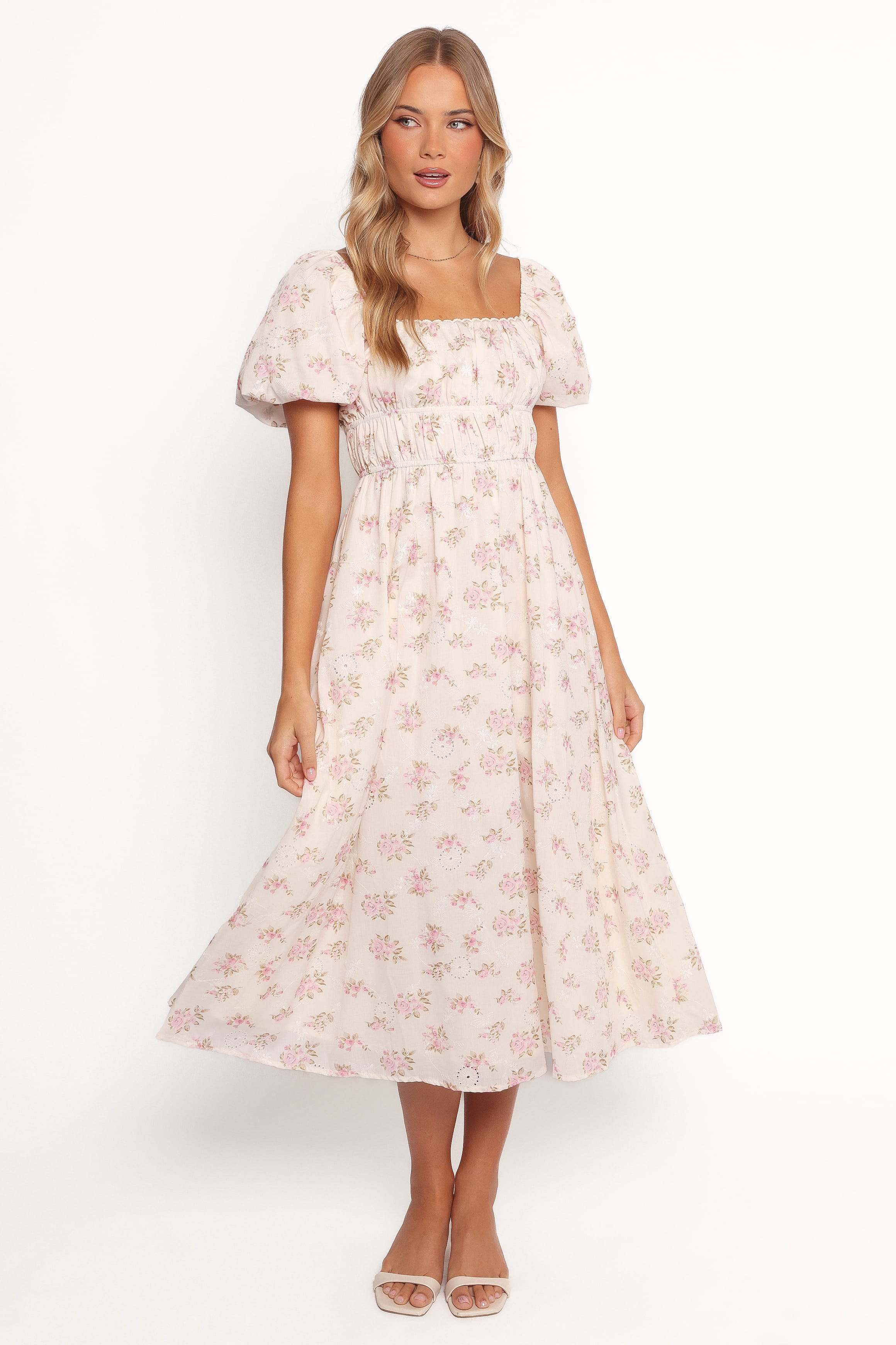 Eowyn Maxi Dress - Ivory Pink