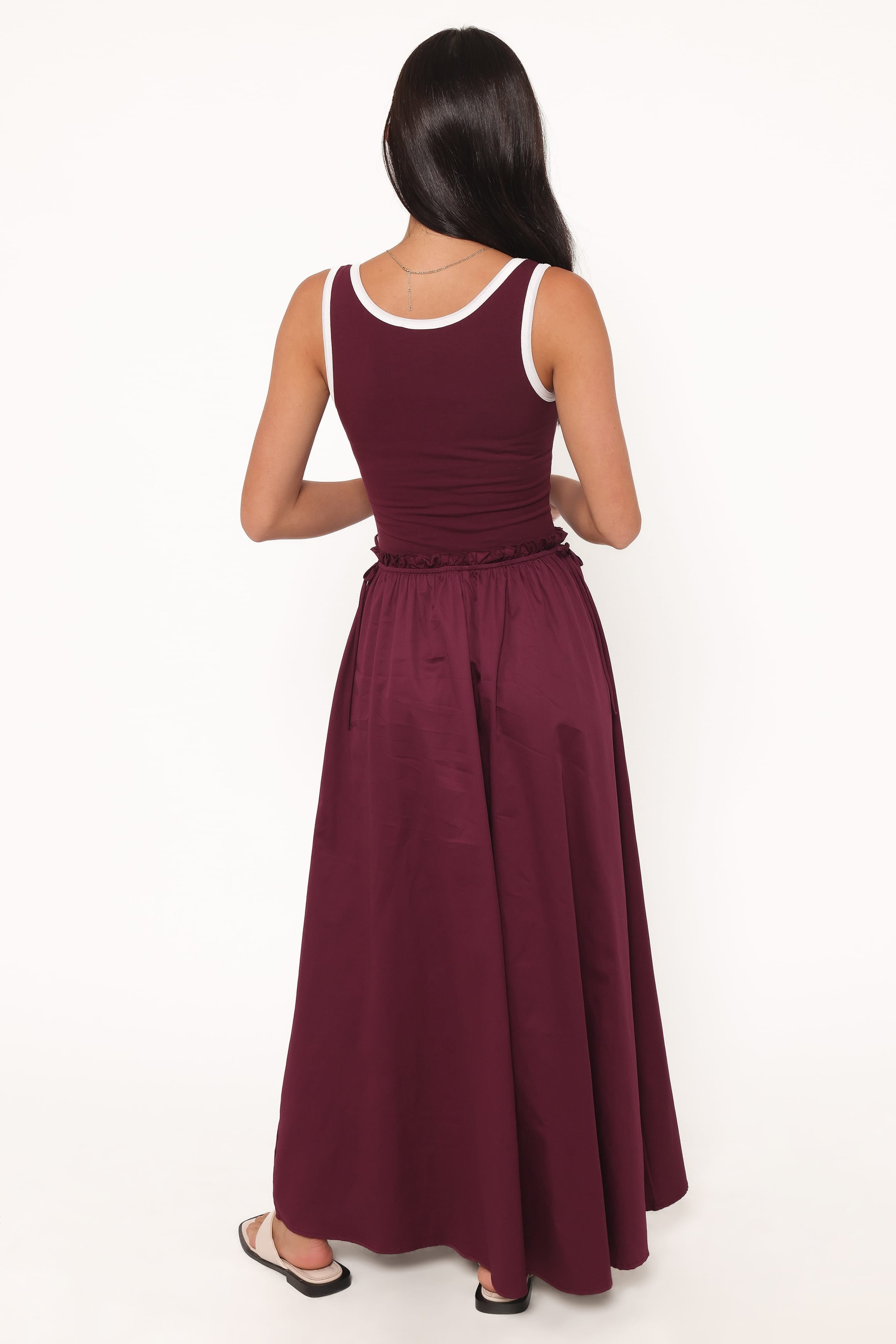 Finesse Maxi Dress - Burgundy