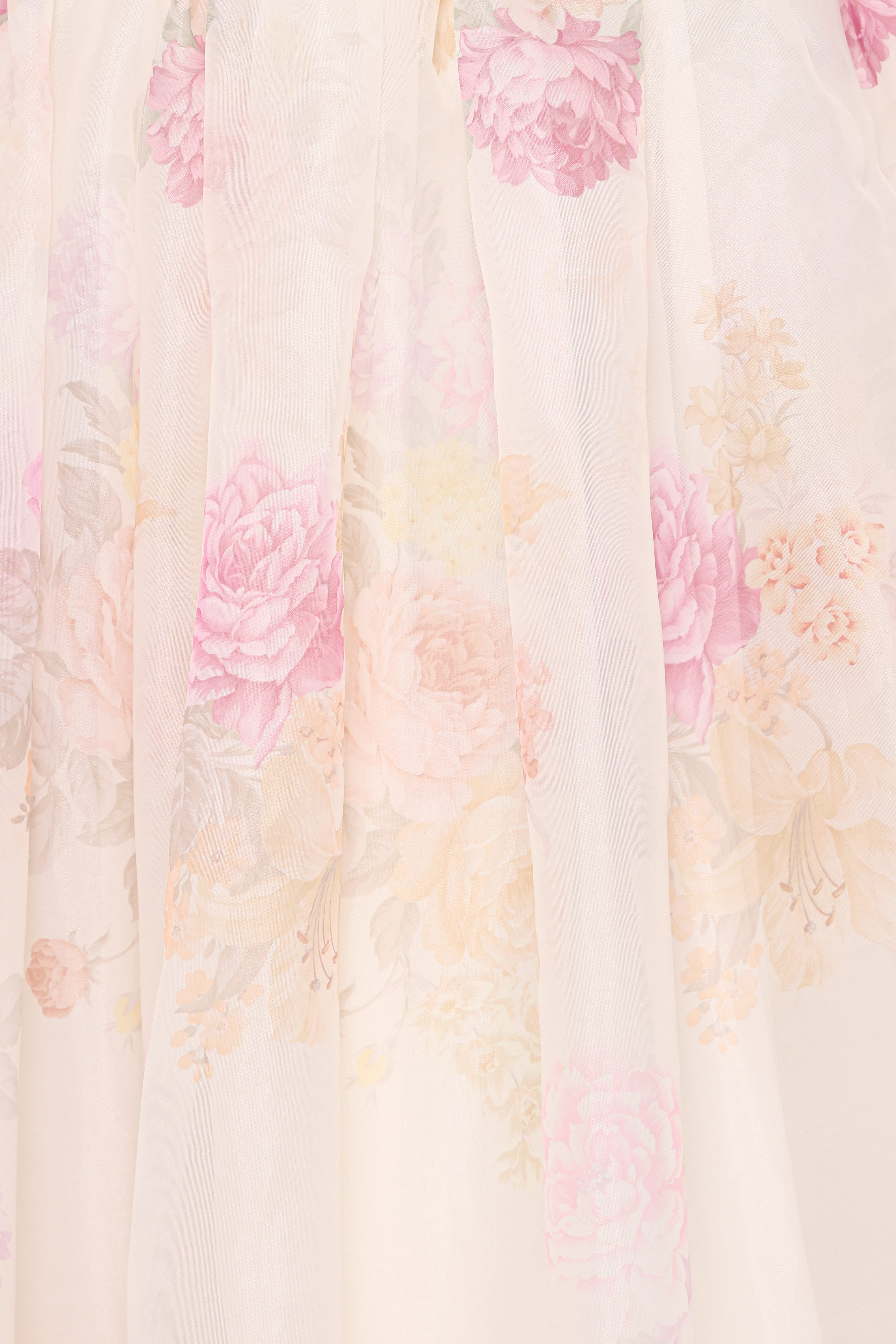 Floret Midi Dress - Yellow Floral