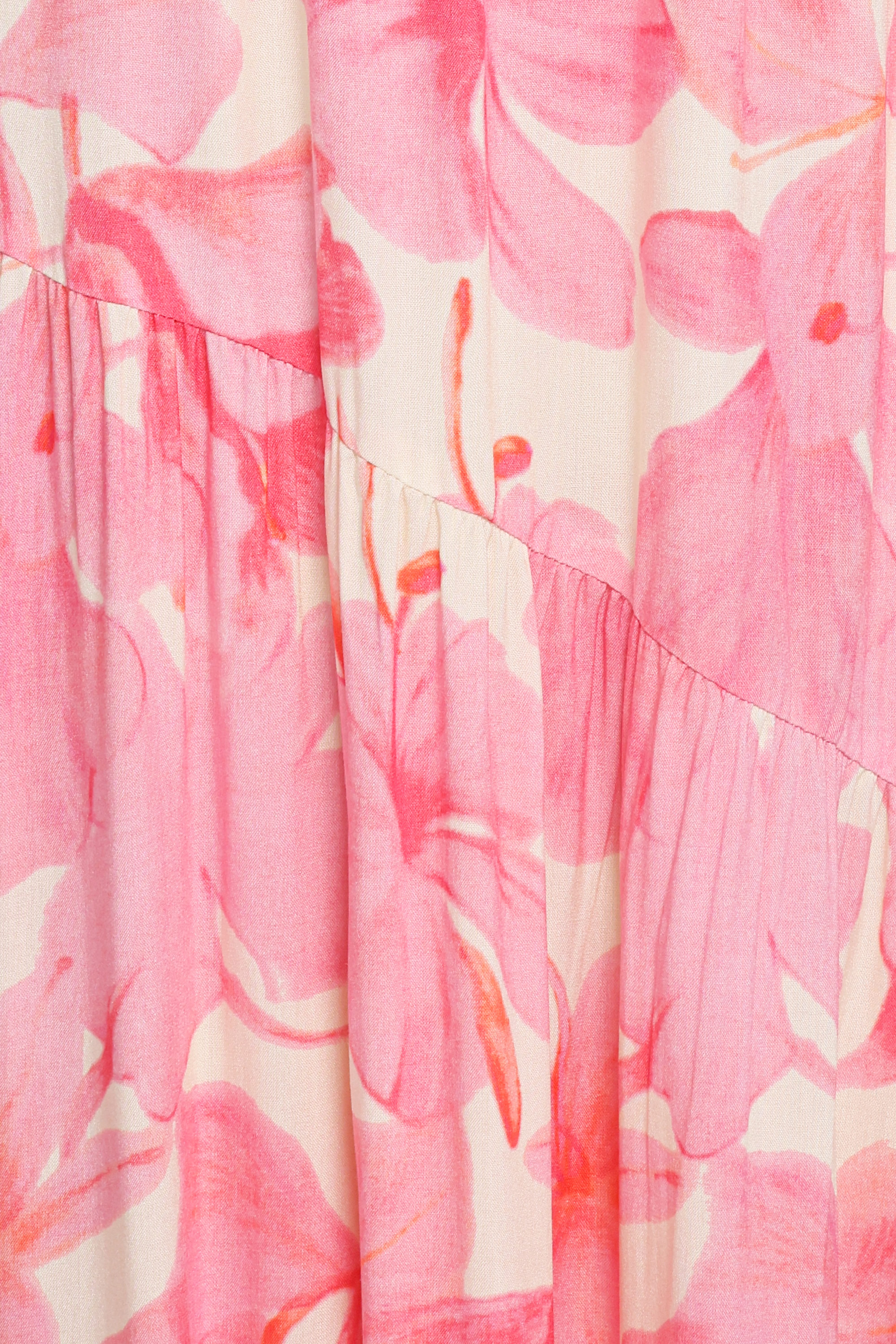 Forbes Maxi Dress - Pink Floral