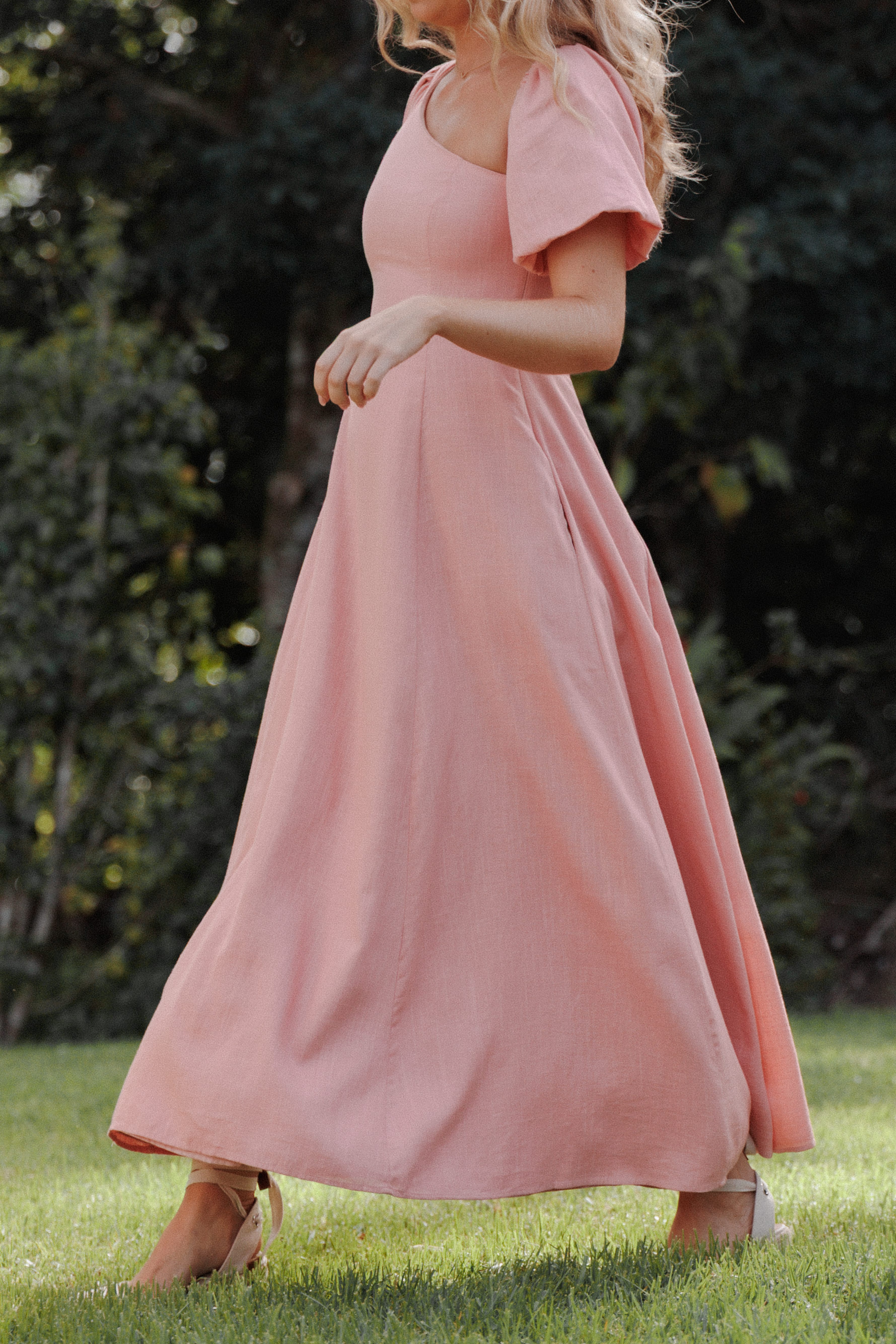 Franca Midi Dress - Pink