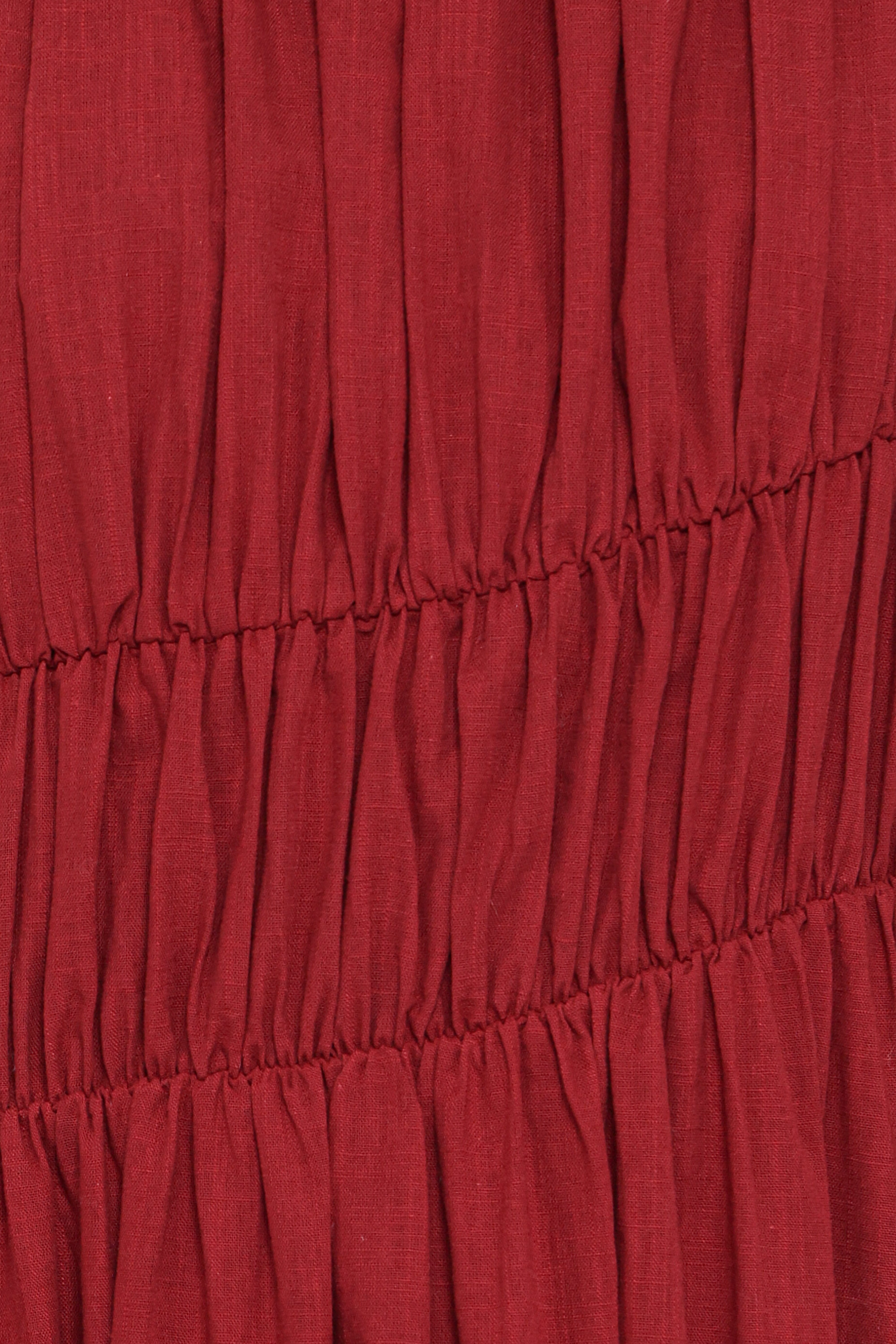 Harlen Maxi Dress - Deep Red