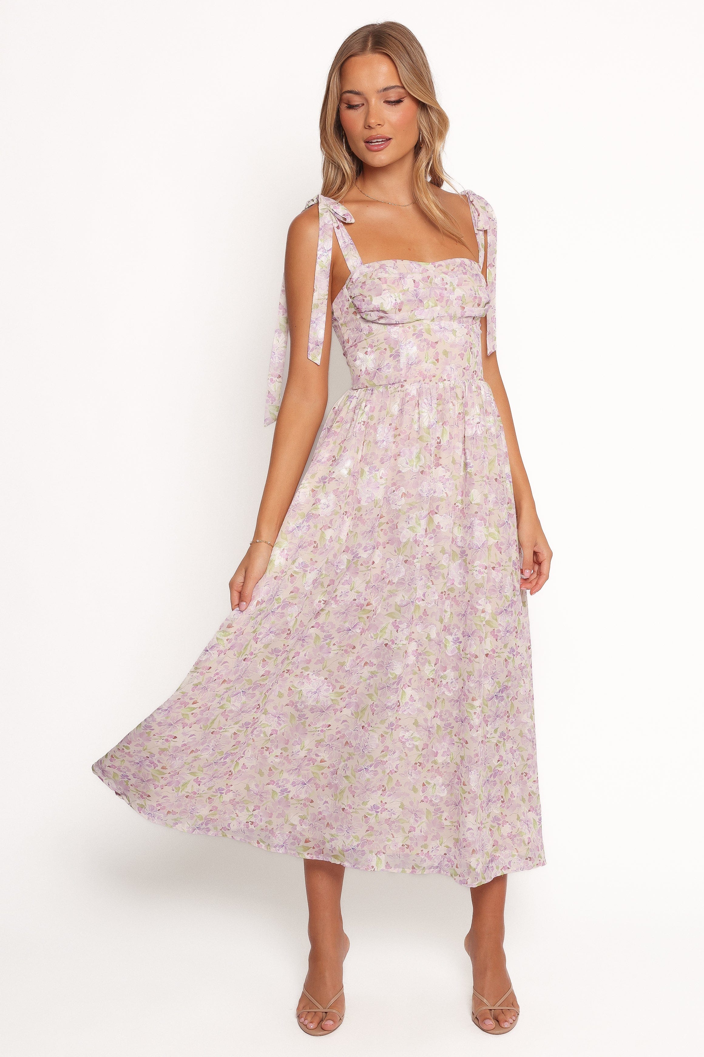 Hayden Maxi Dress - Purple Floral