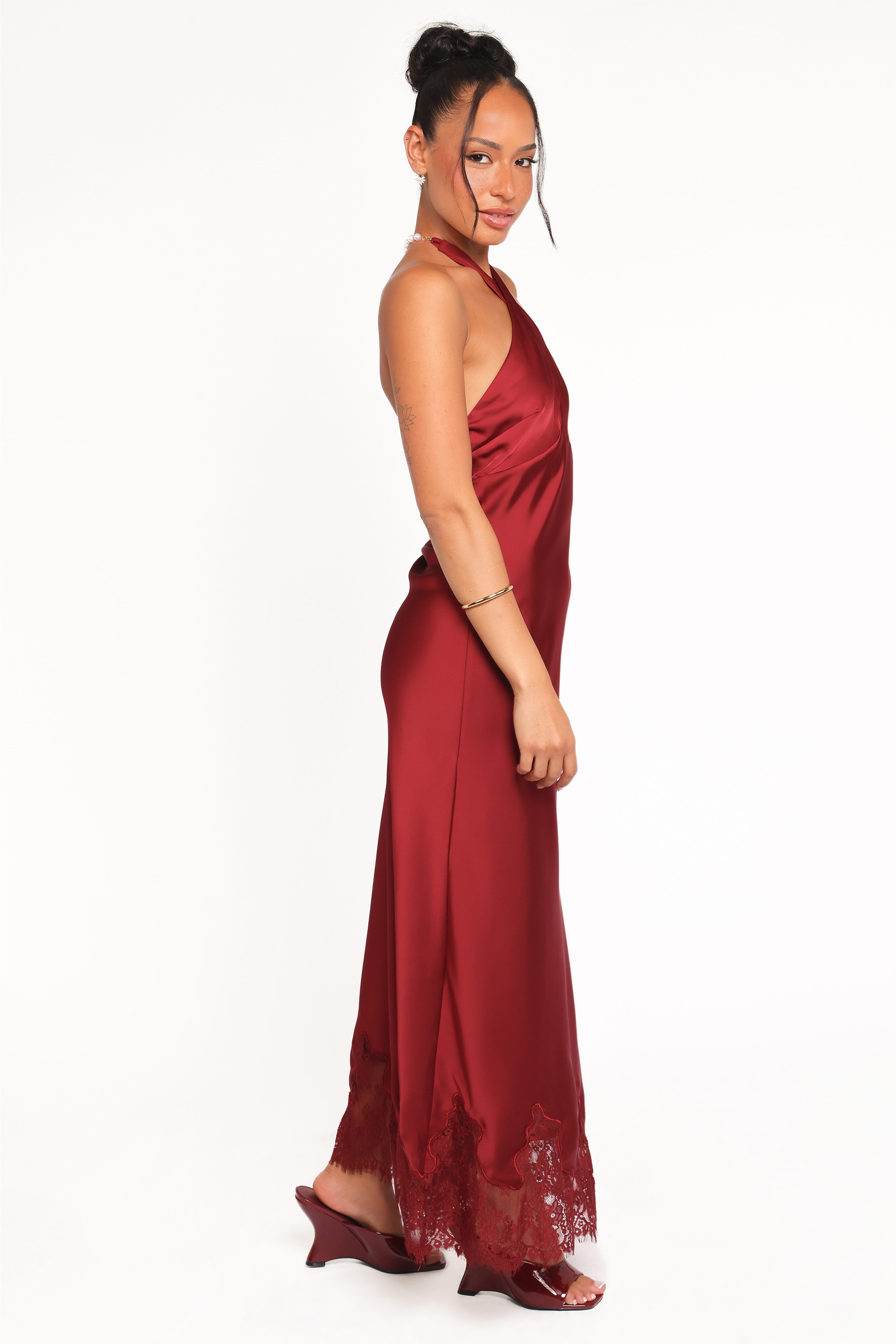 Jeannie Maxi Dress - Dark Red