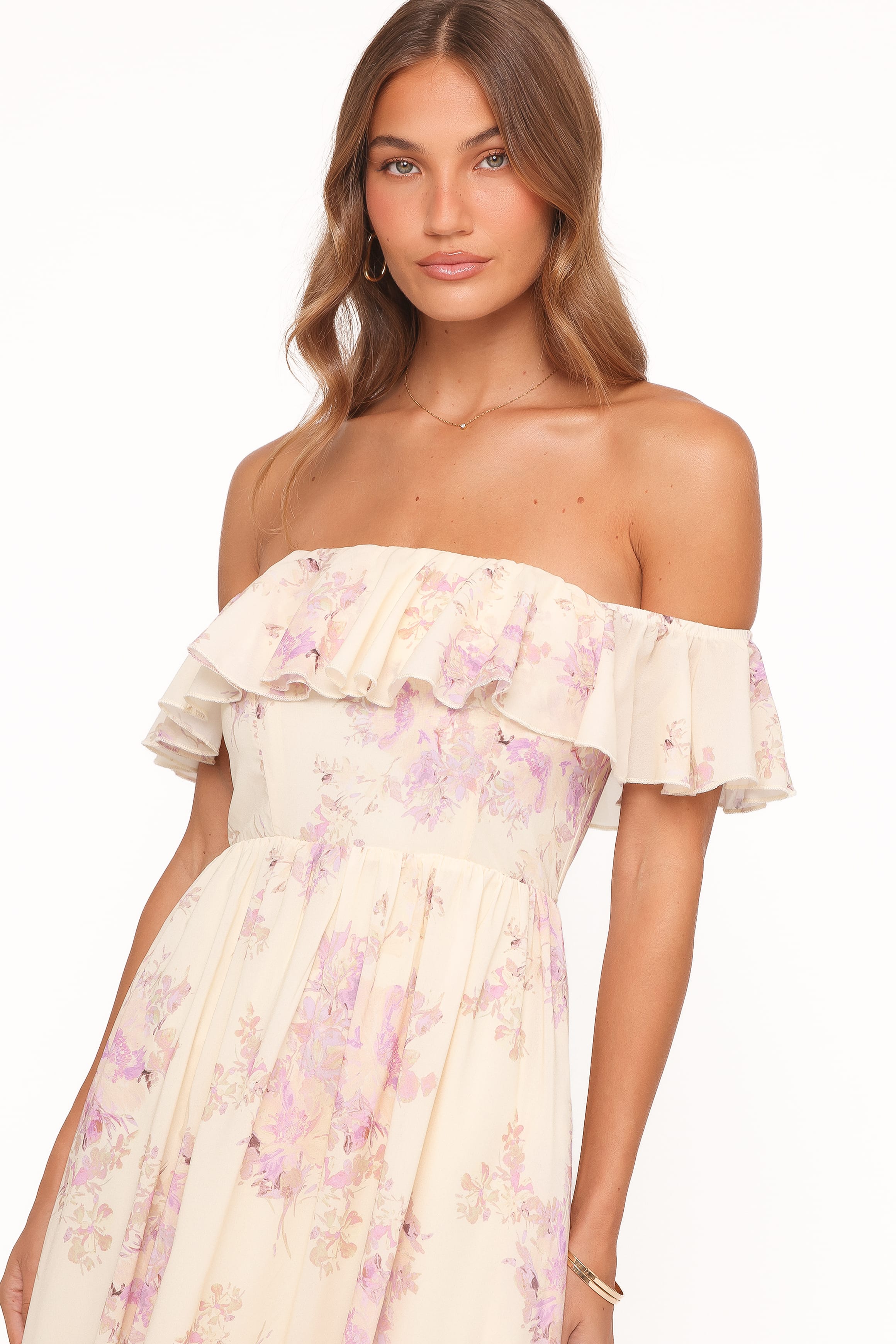 Jemira Maxi Dress - Lavender Floral