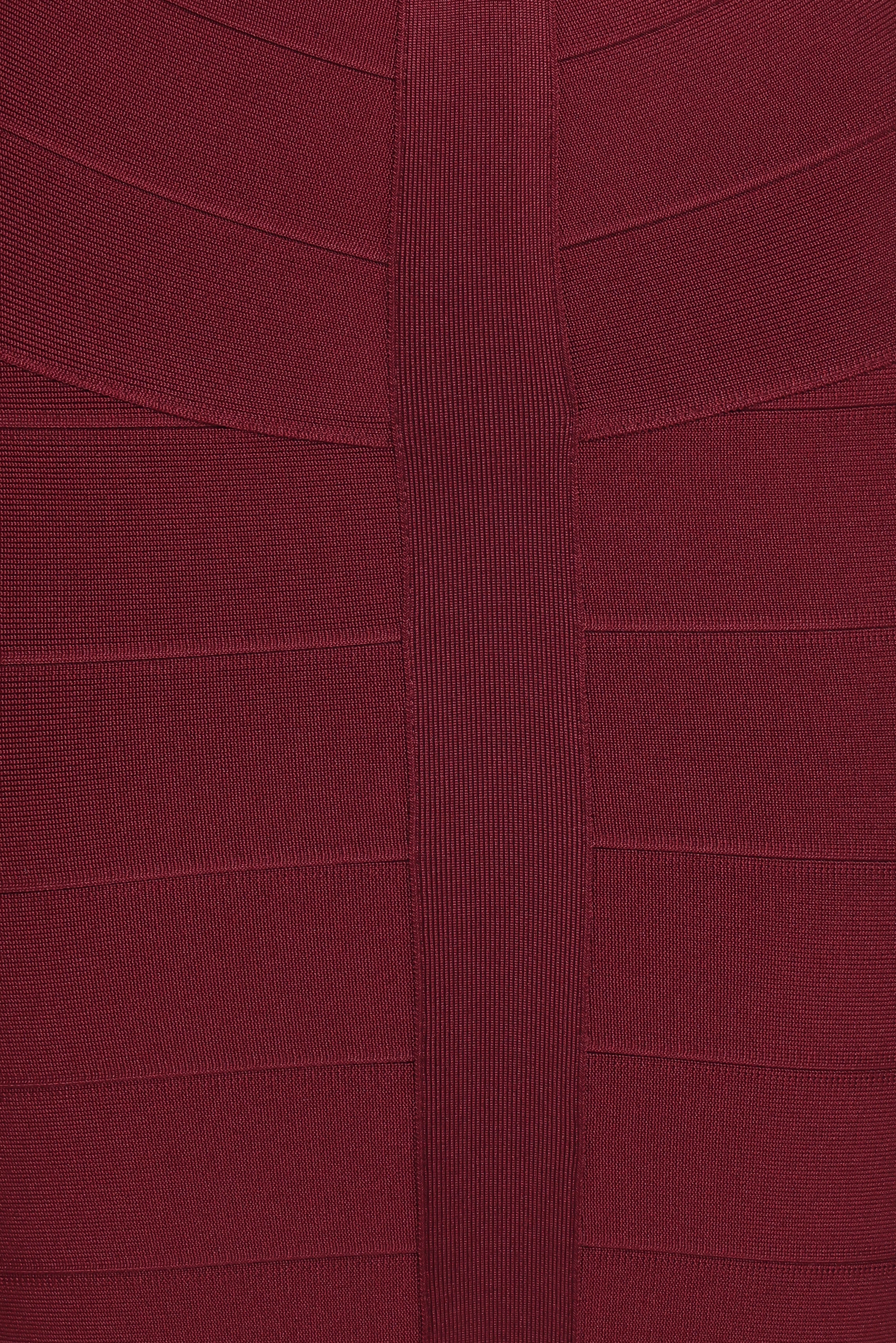 Josiah Midi Dress - Burgundy