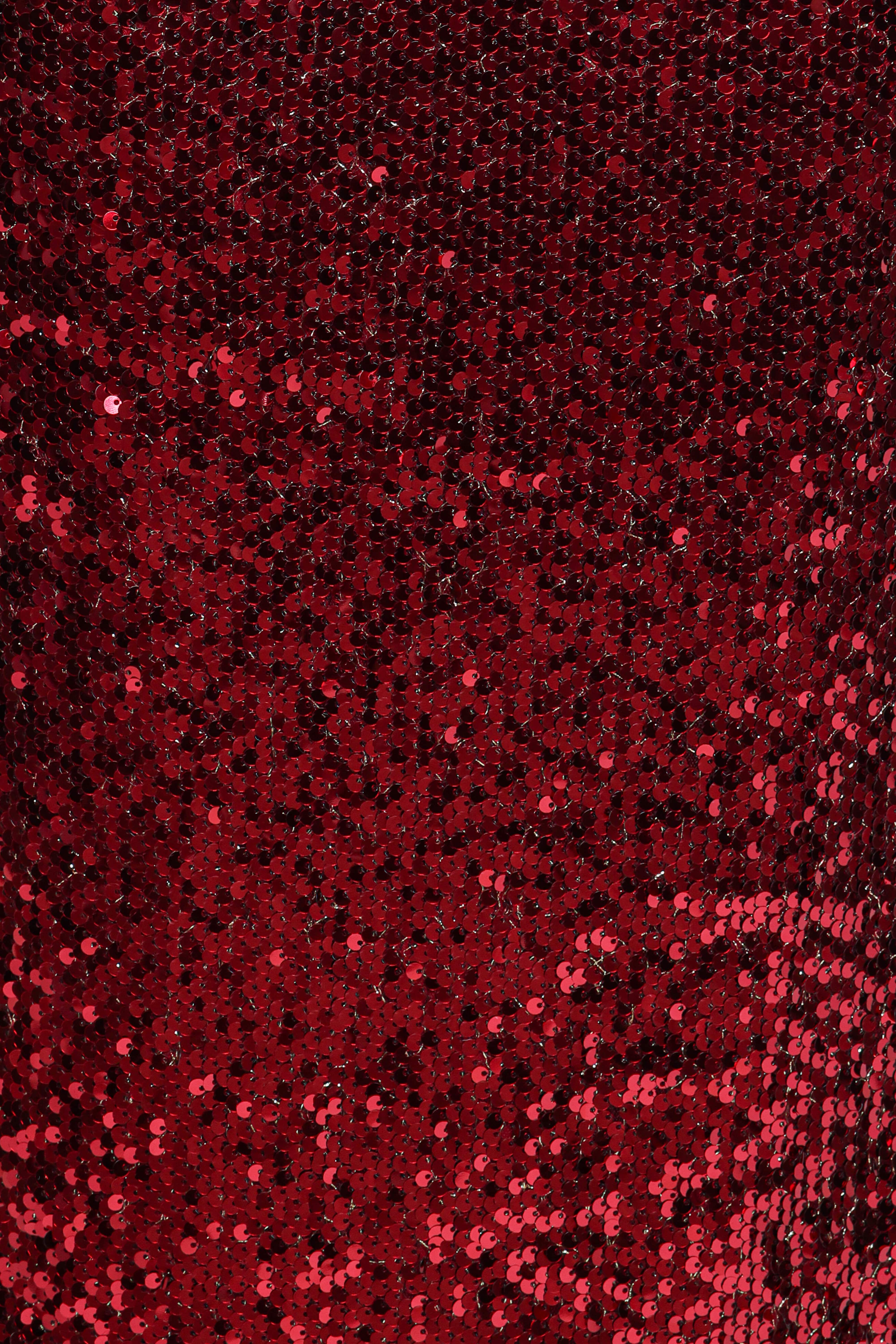 Karley Sequin Maxi Dress - Burgundy