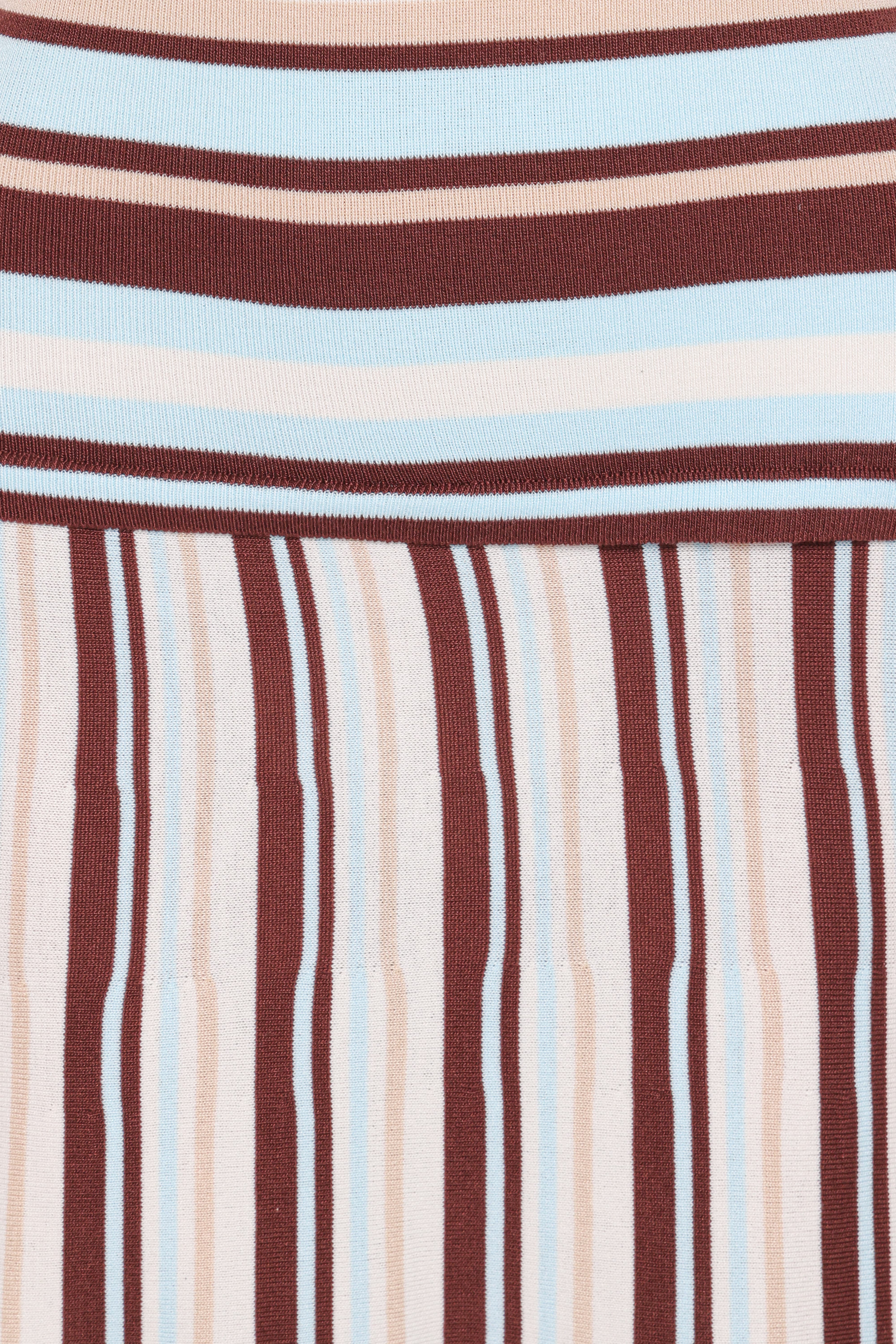 Karlin Maxi Dress - Blue Stripe