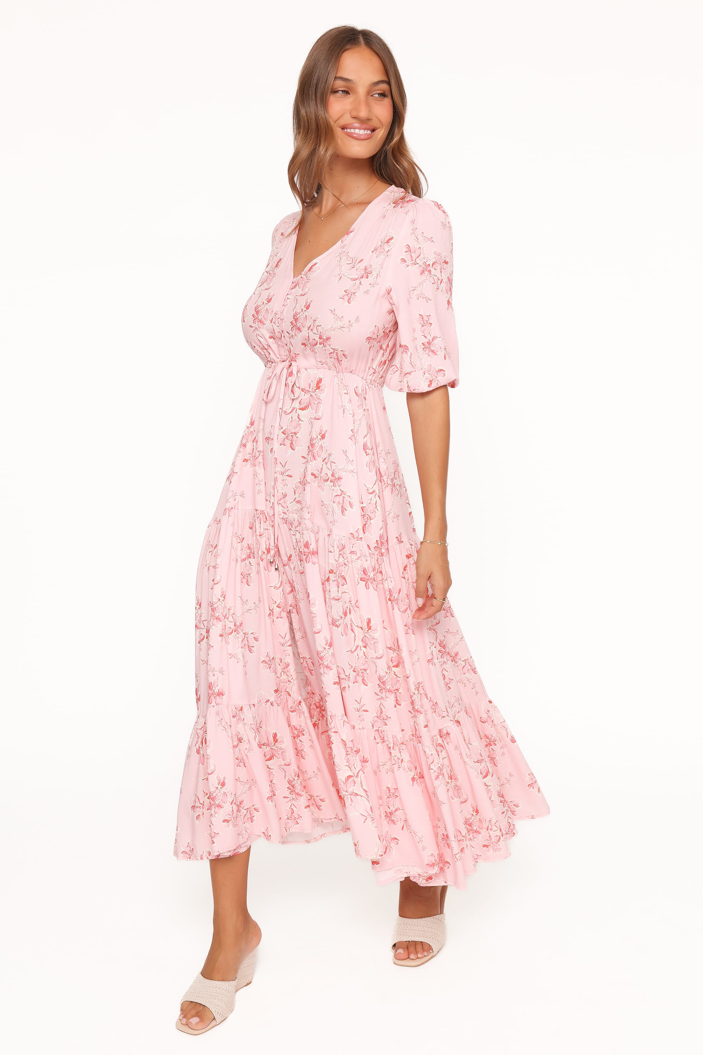 Kelda Dress - Rose Pink Floral
