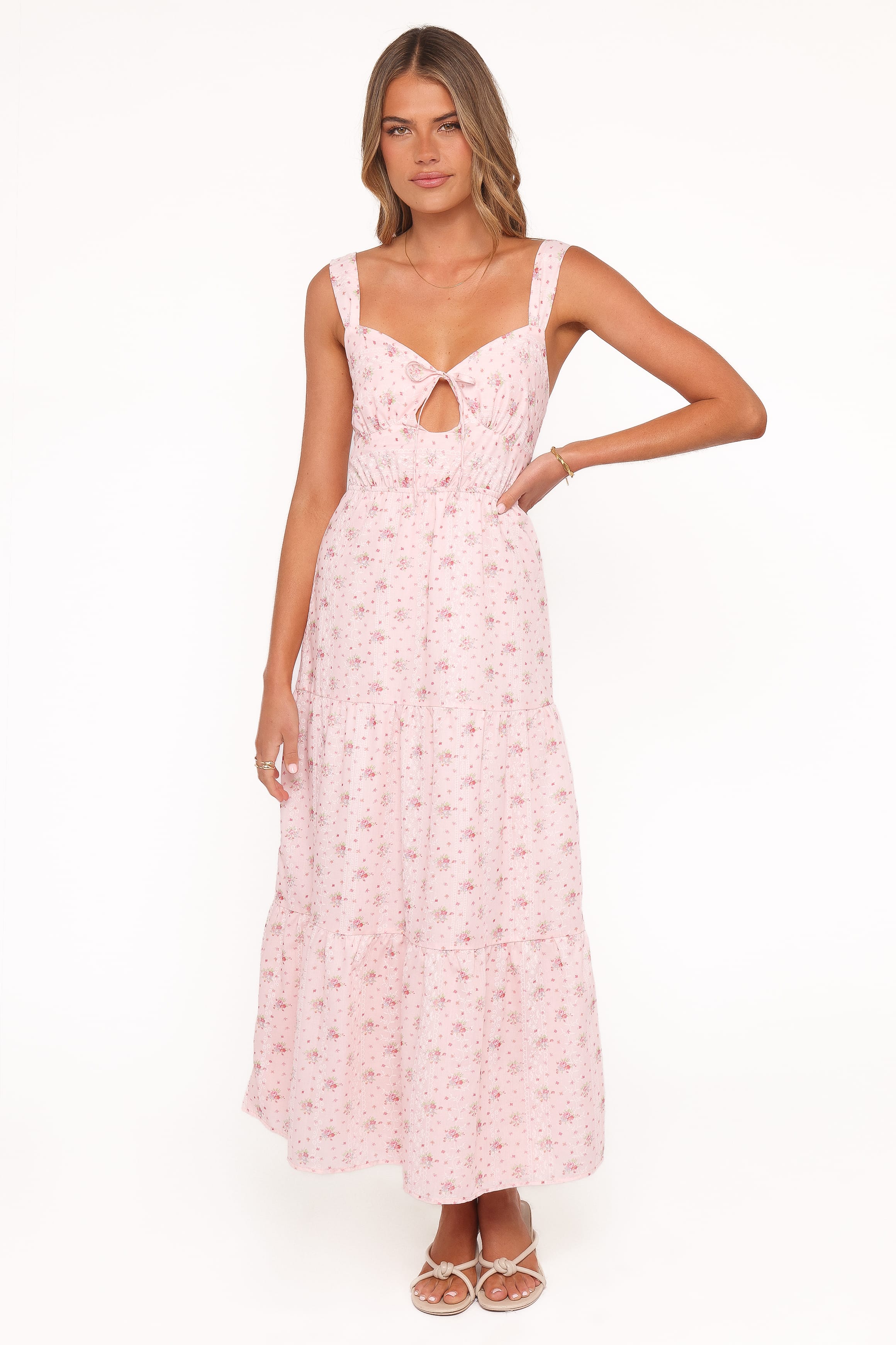 Kendra Maxi Dress - Pink Floral