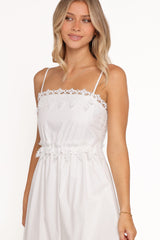 Kiana Midi Dress - White