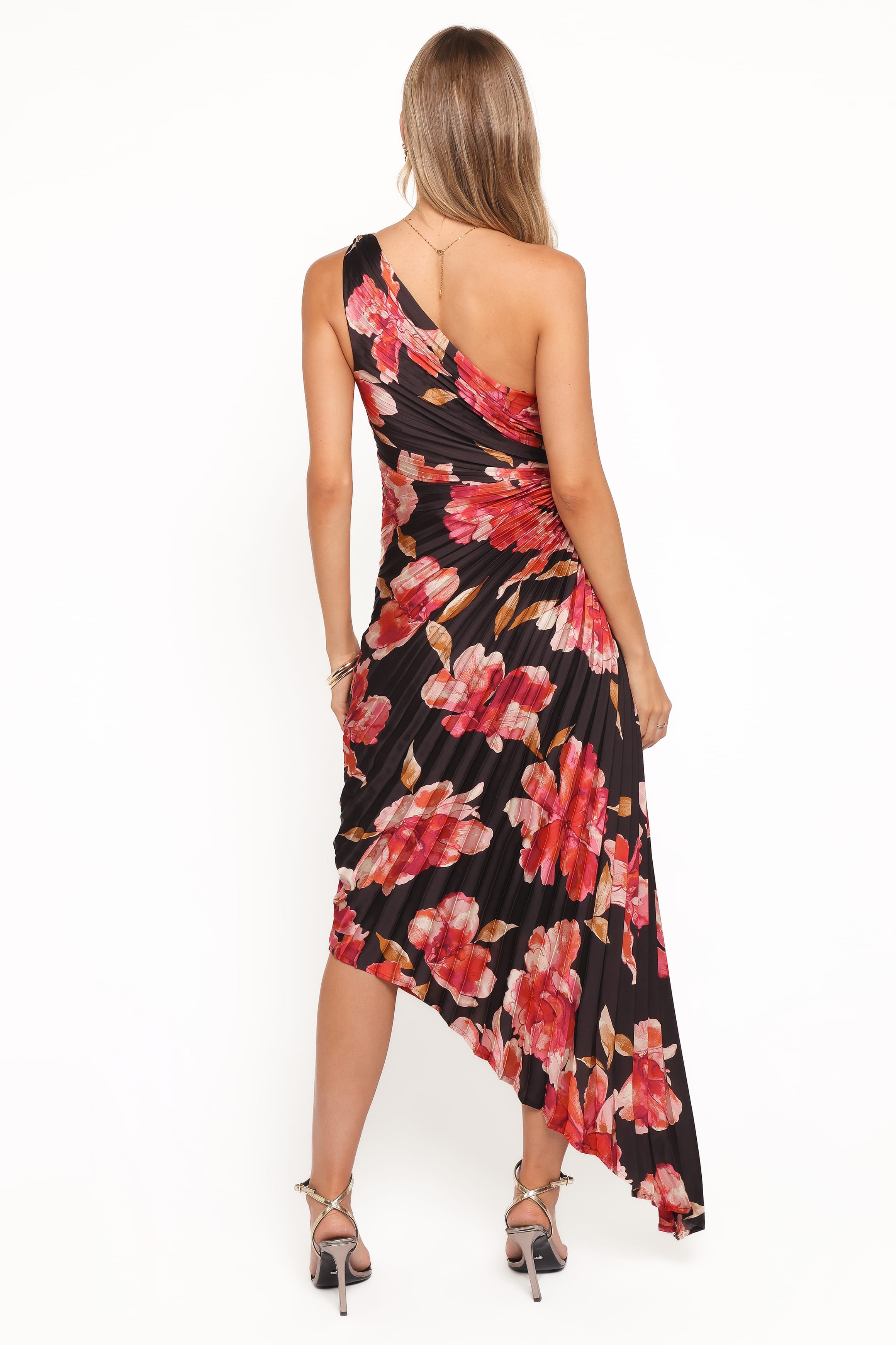 Kleo One Shoulder Maxi Dress - Midnight Orchid