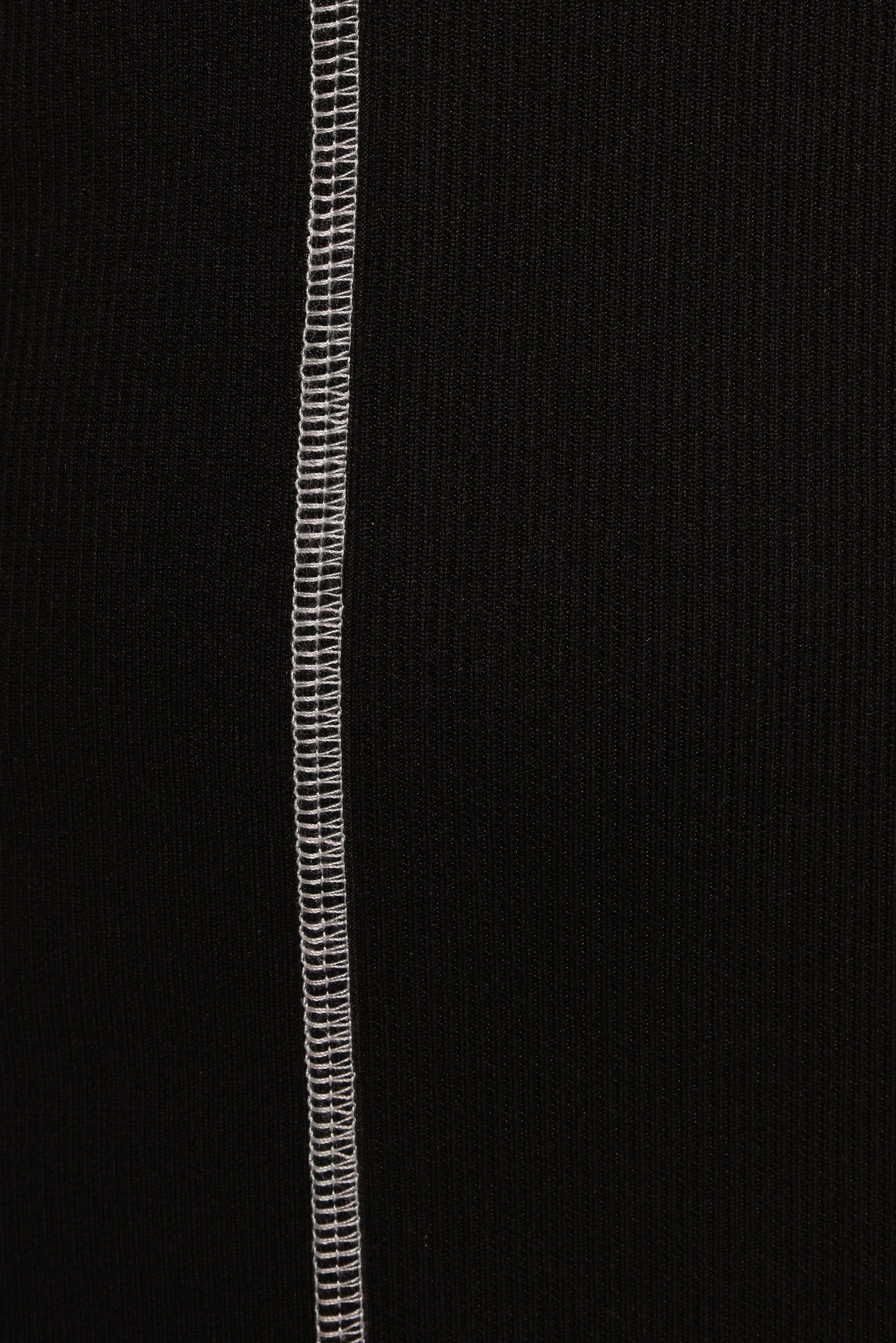 Kyrie Midi Dress - Black White
