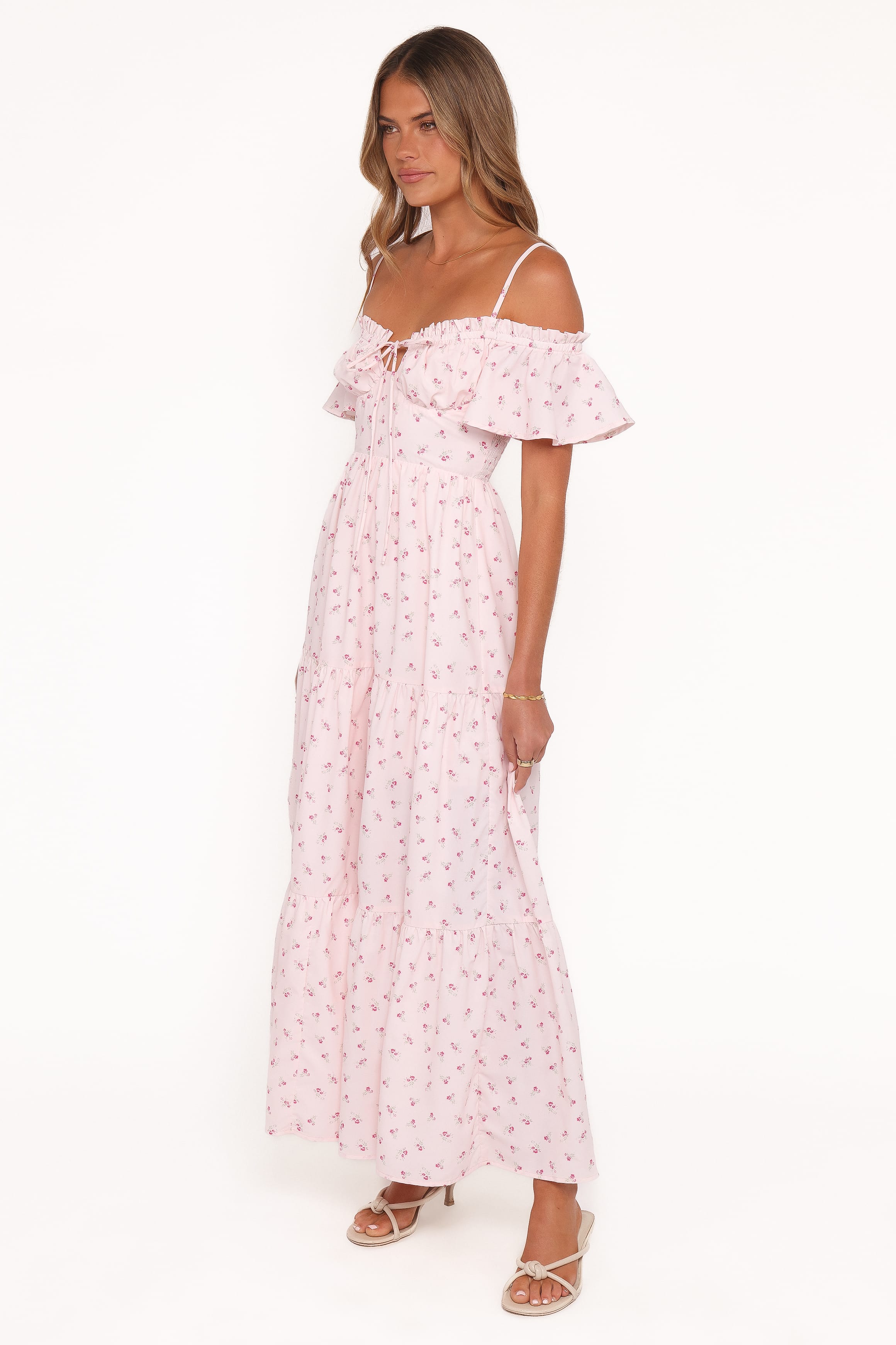 Lachay Maxi Dress - Pink Floral