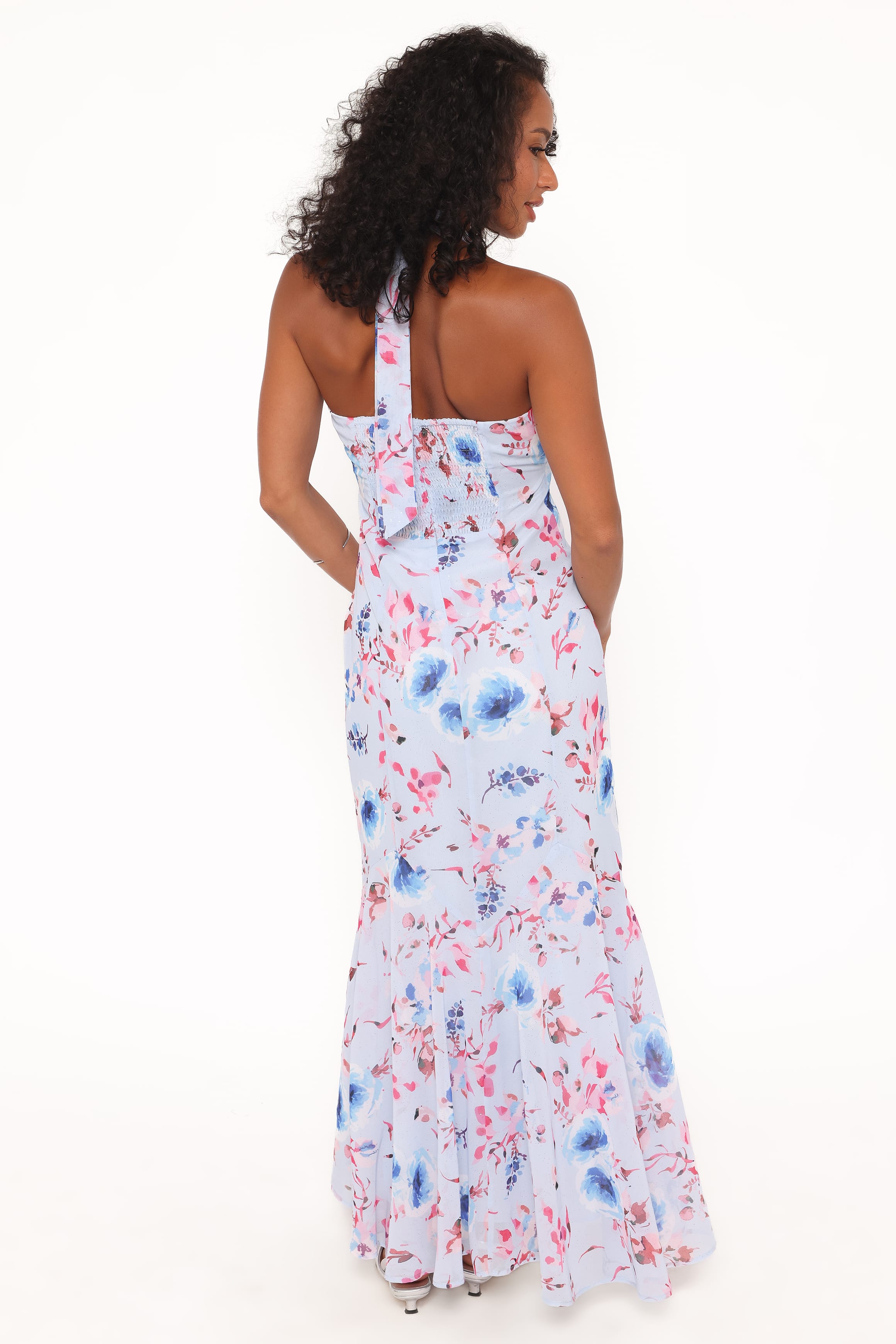Lavie Maxi Dress - Blue Floral