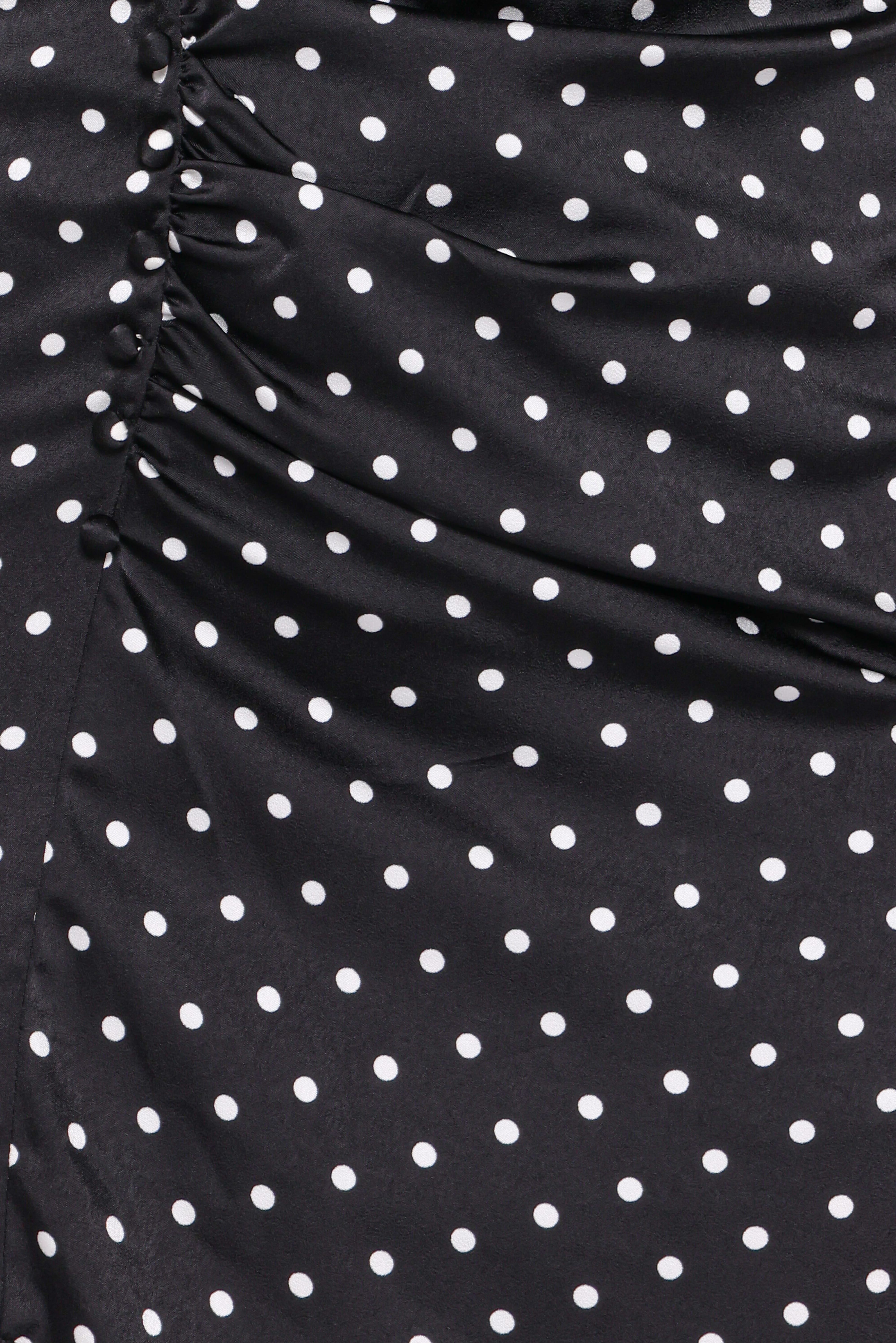 Lisbeth Midi Dress - Black Polka Dot