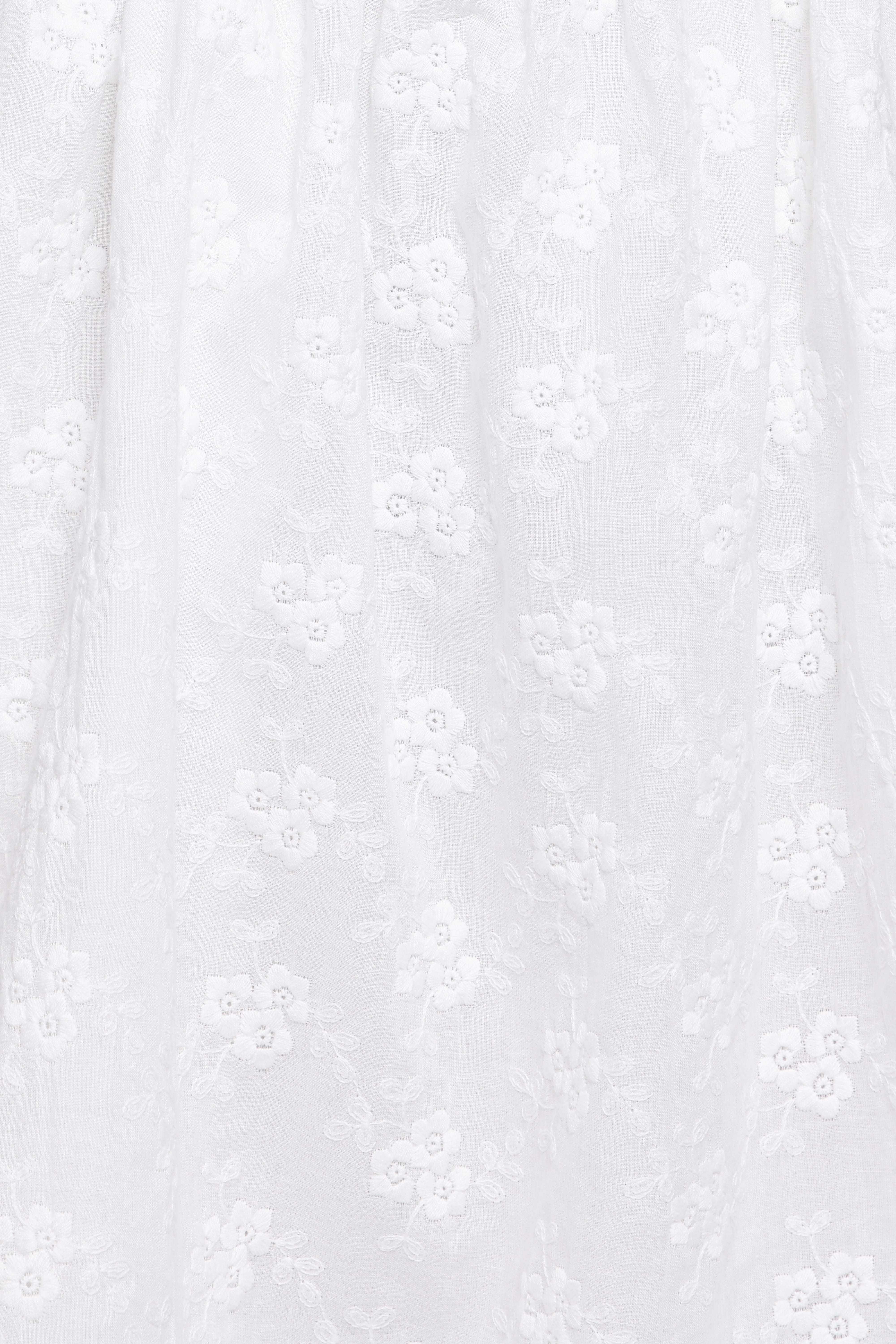 Lynne Mini Dress - White Broderie
