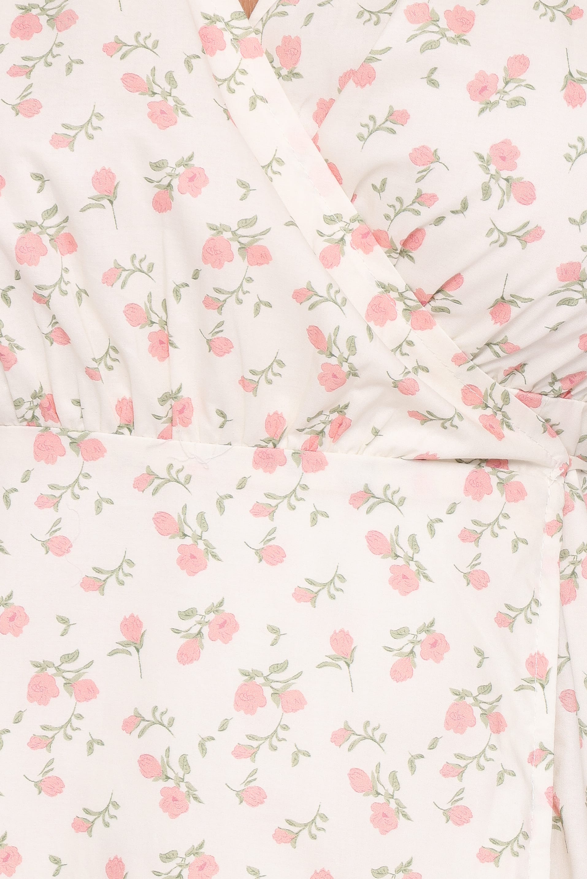 Mabella Midi Dress - Peach Ditsy Floral