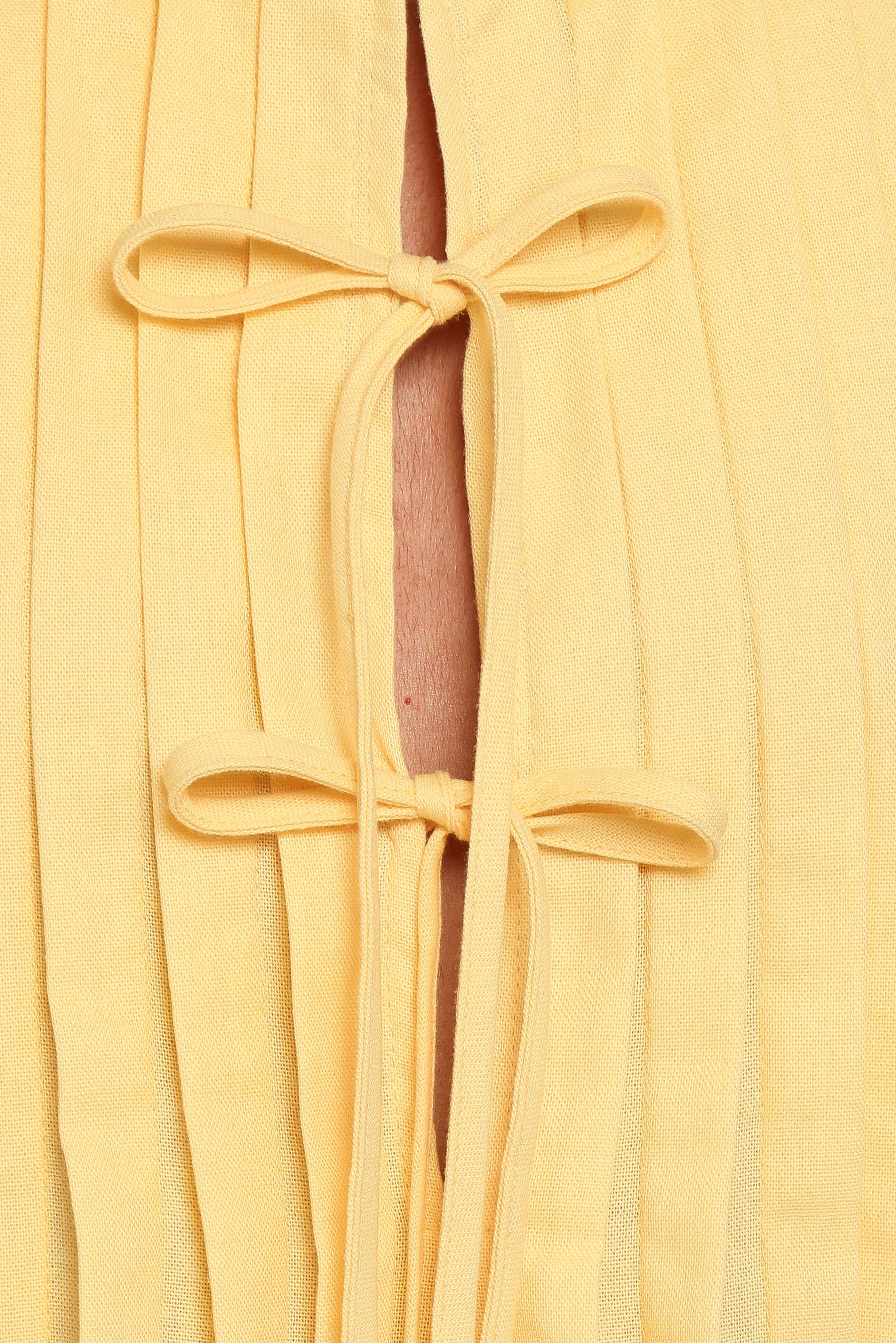 Madeline Mini Dress - Butter Yellow