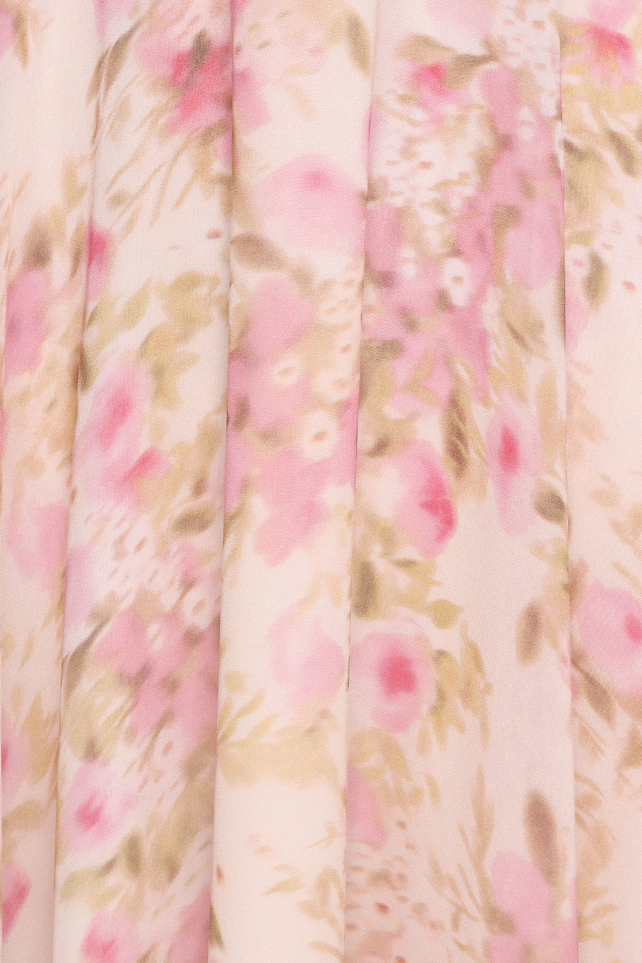 Madilyn Maxi Dress - Blurred Pink Floral