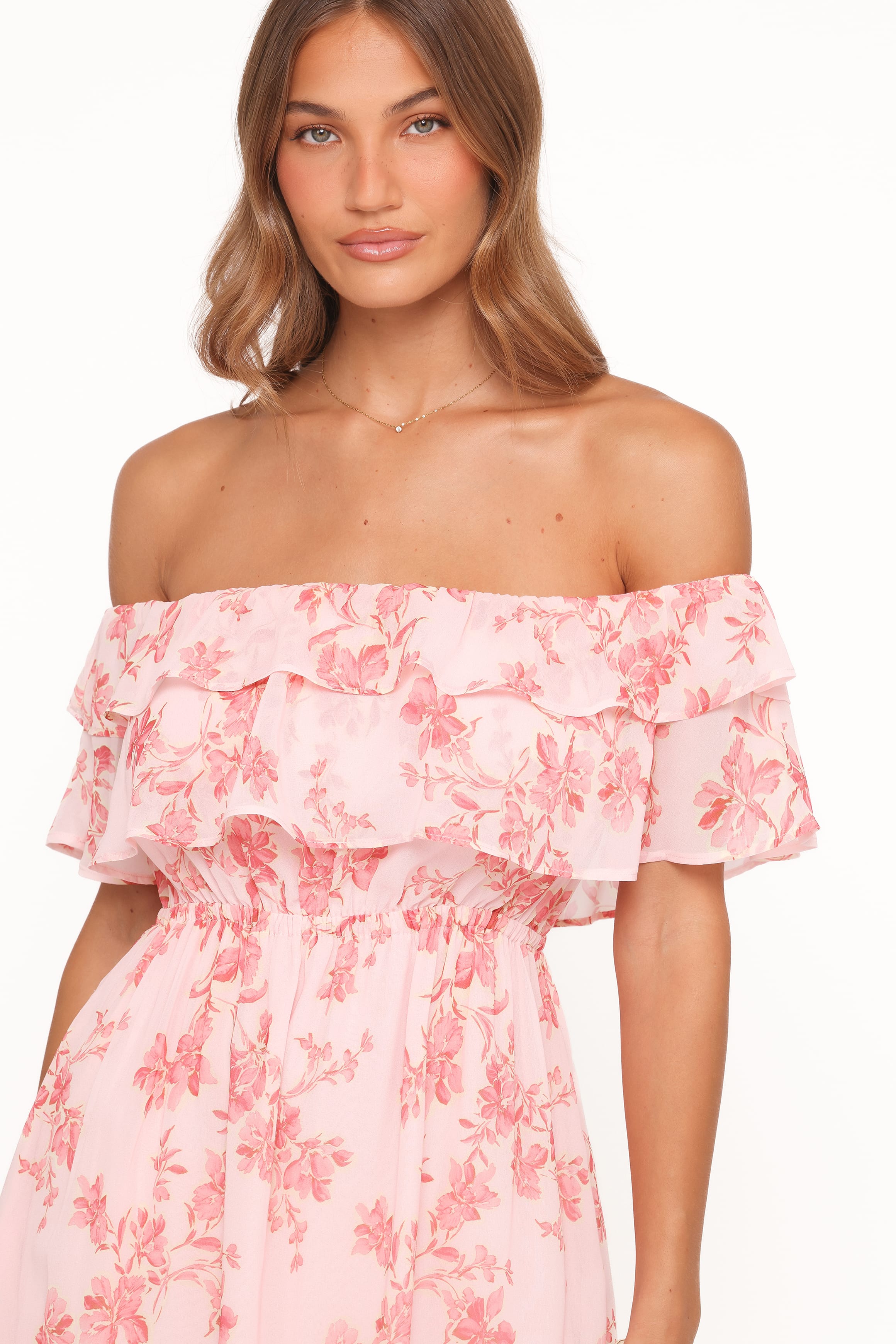 Majesty Maxi Dress - Rose Pink Floral