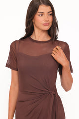 Marcello Maxi Dress - Dark Brown