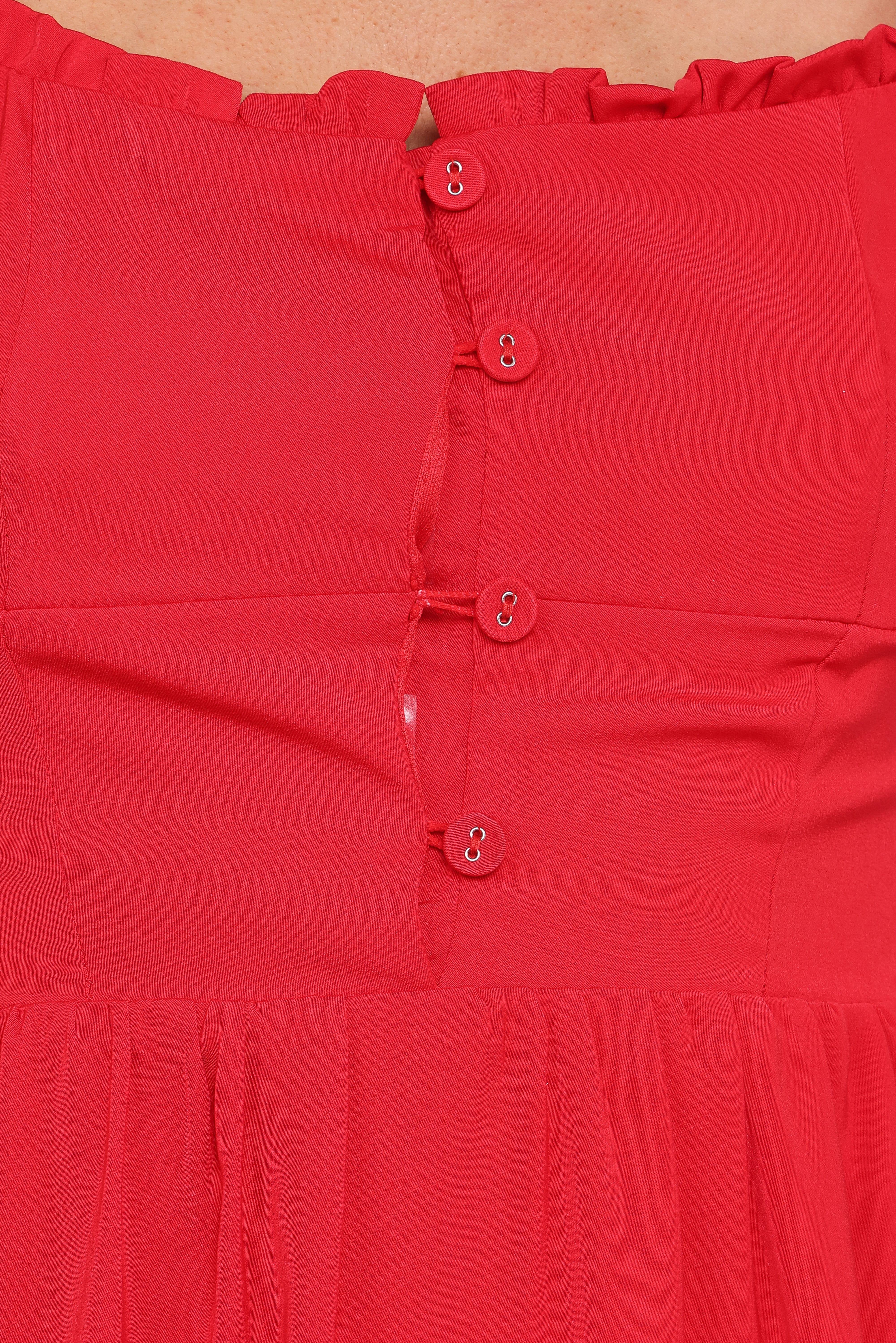 Melrose Midi Dress - Red