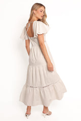 Minny Maxi Dress - Cream