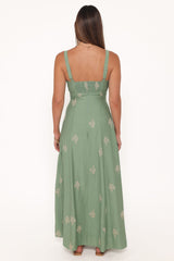 Oregon Maxi Dress - Green