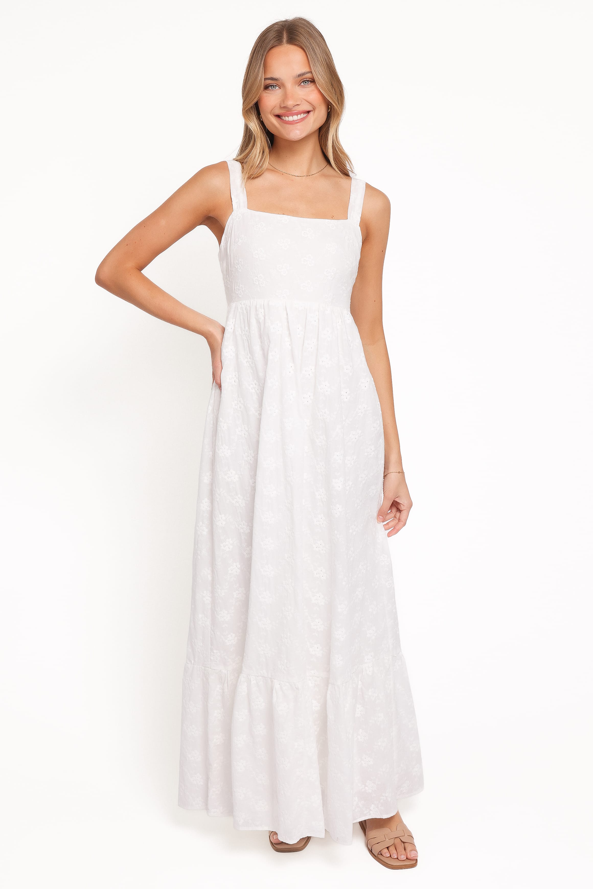 Reid Maxi Dress - White