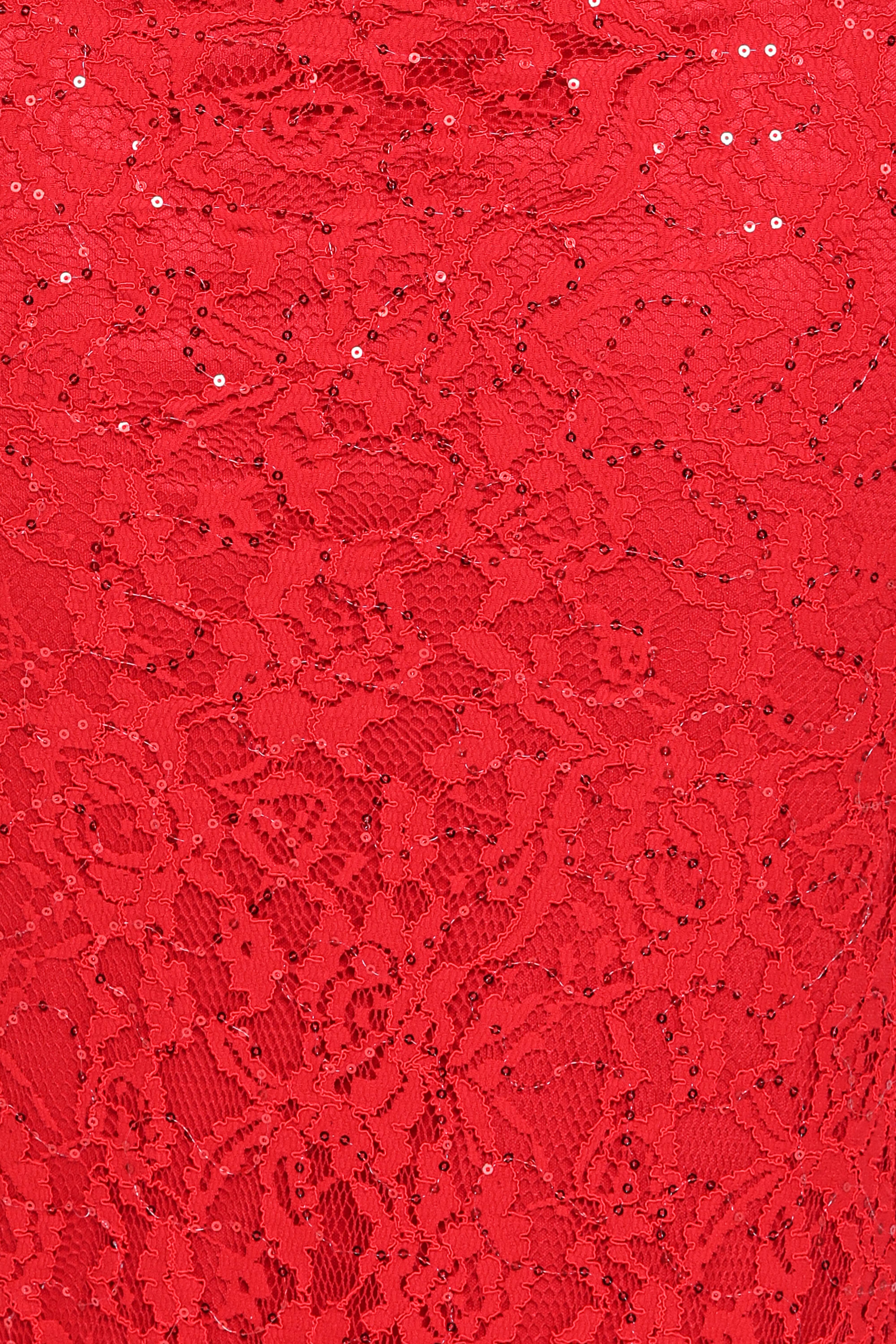 Ruben Lace Maxi Dress - Red