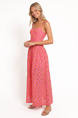 Sonny Maxi Dress - Pink/Orange