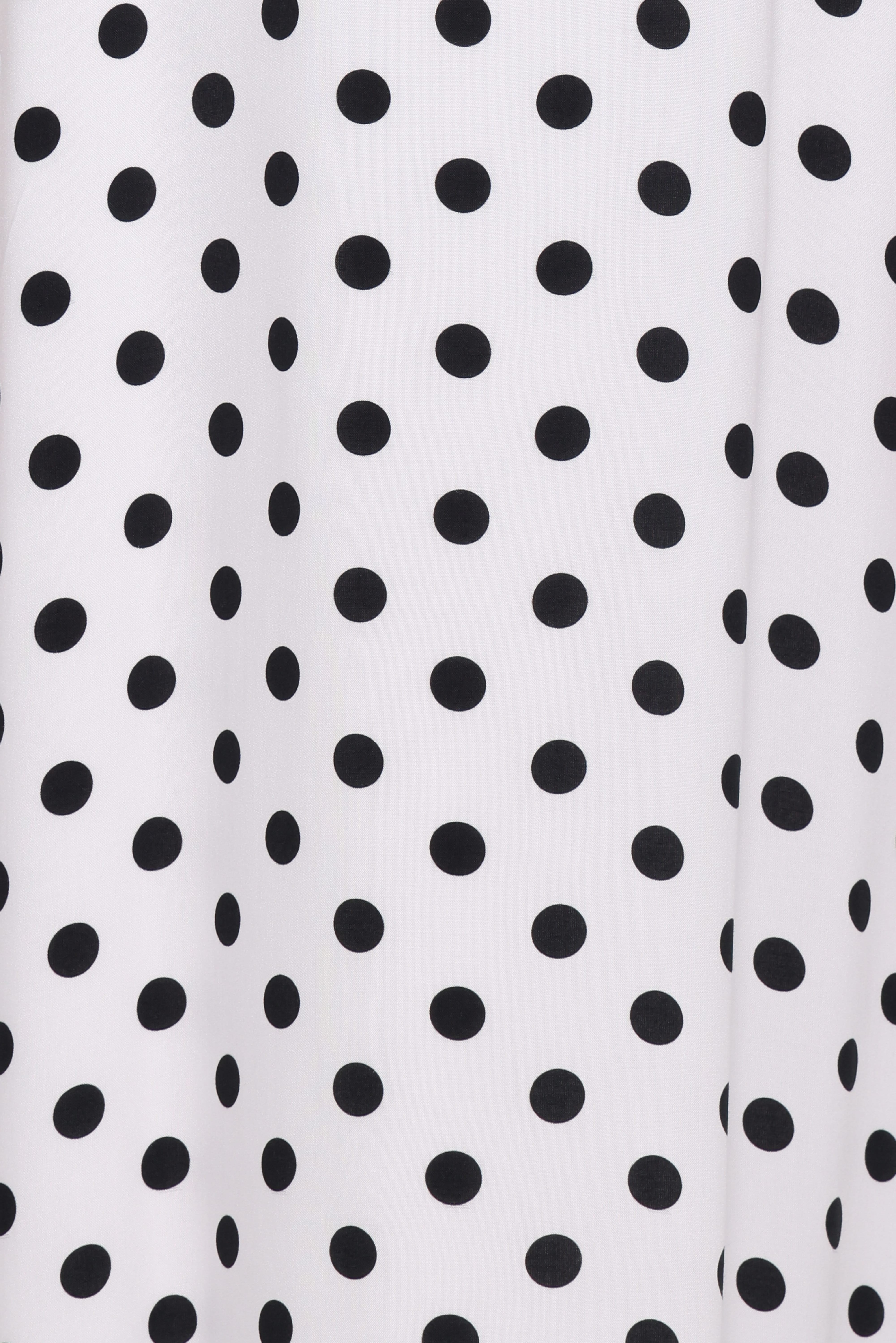 Virgo Maxi Dress - White Polka Dot