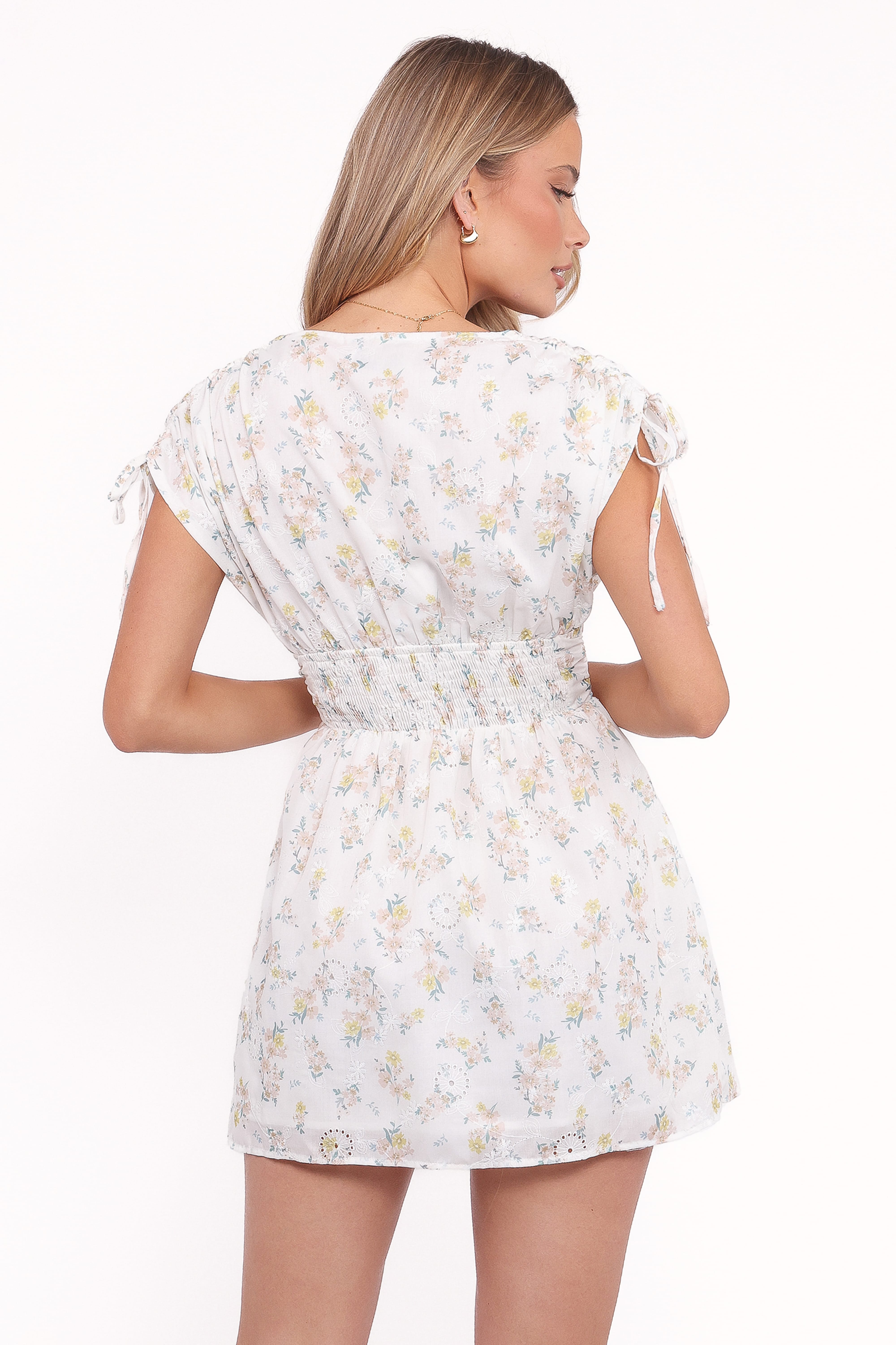 Wendi Ruffle Mini Dress - Floral