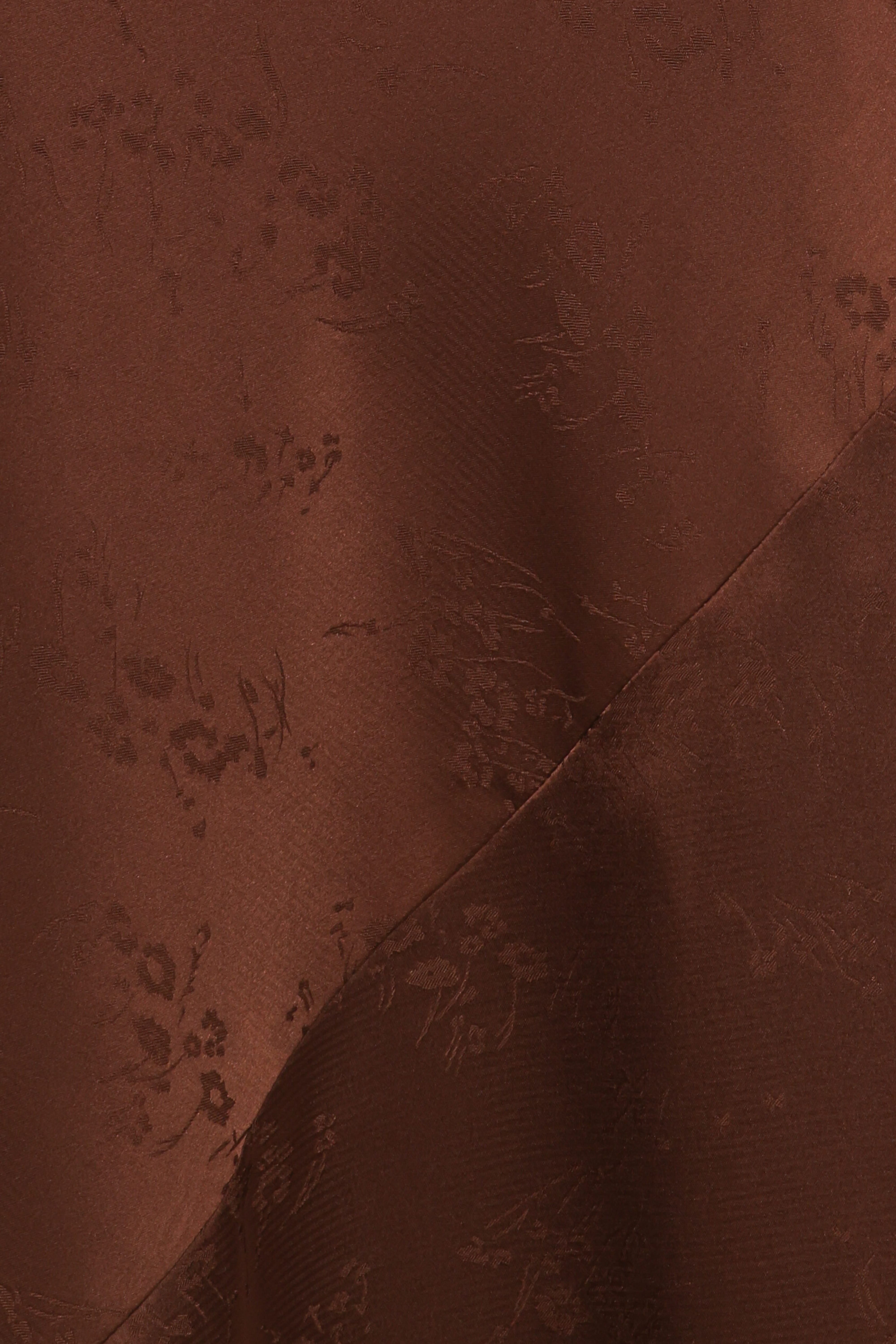 Zabrina Midi Dress - Brown Floral