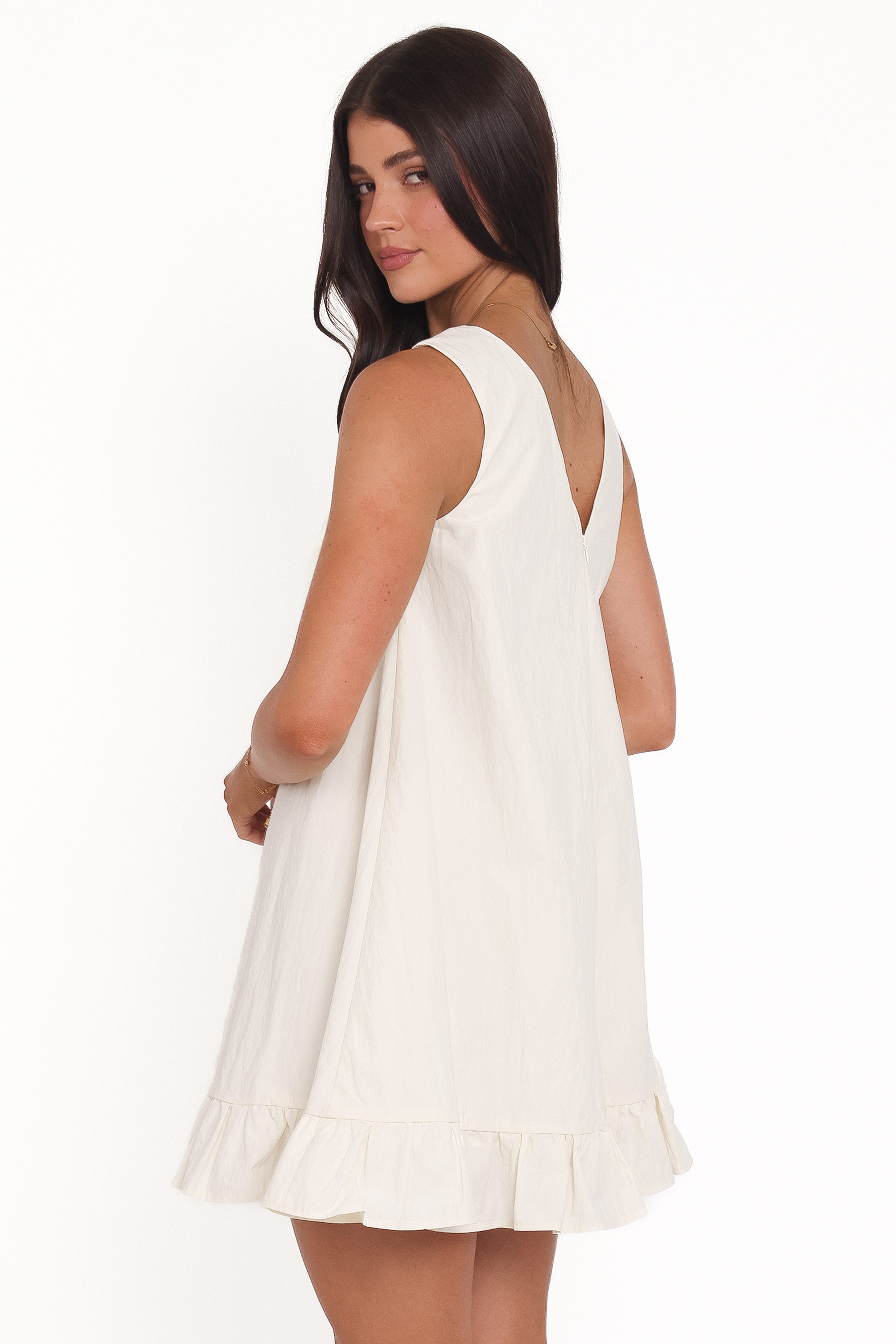 Zena Mini Dress - Cream