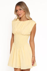 Ziva Mini Dress - Yellow