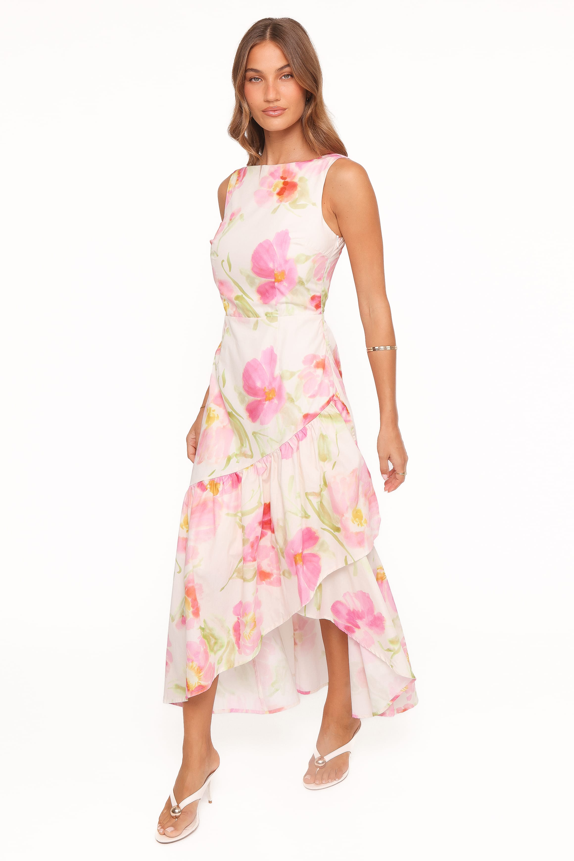 Zula Maxi Dress - Pink Garden Floral