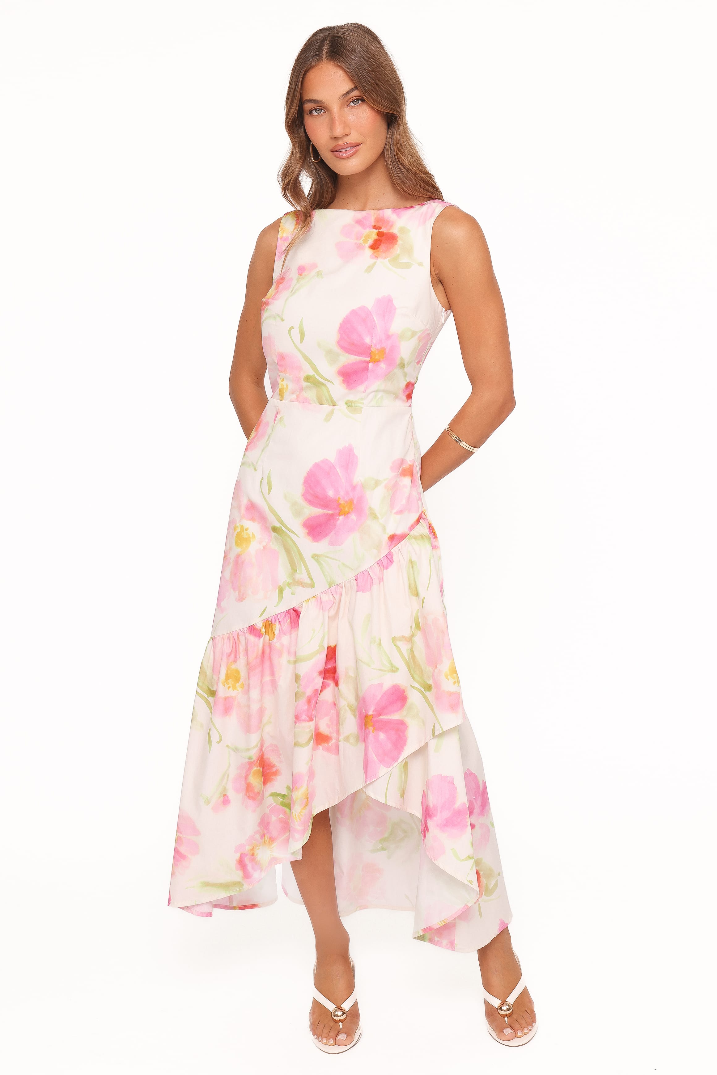 Zula Maxi Dress - Pink Garden Floral