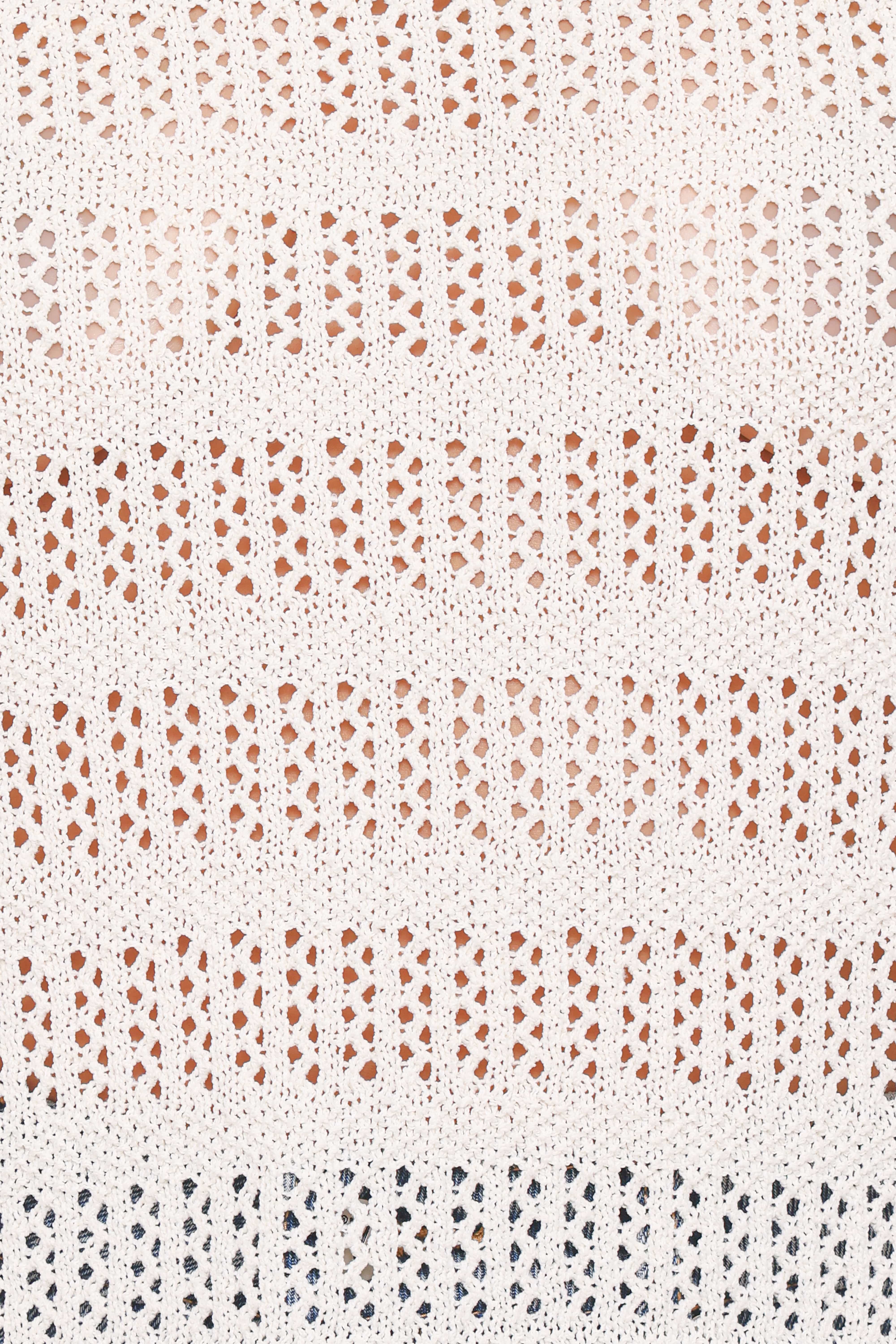 Flavia Open Stitch Sweater - Cream