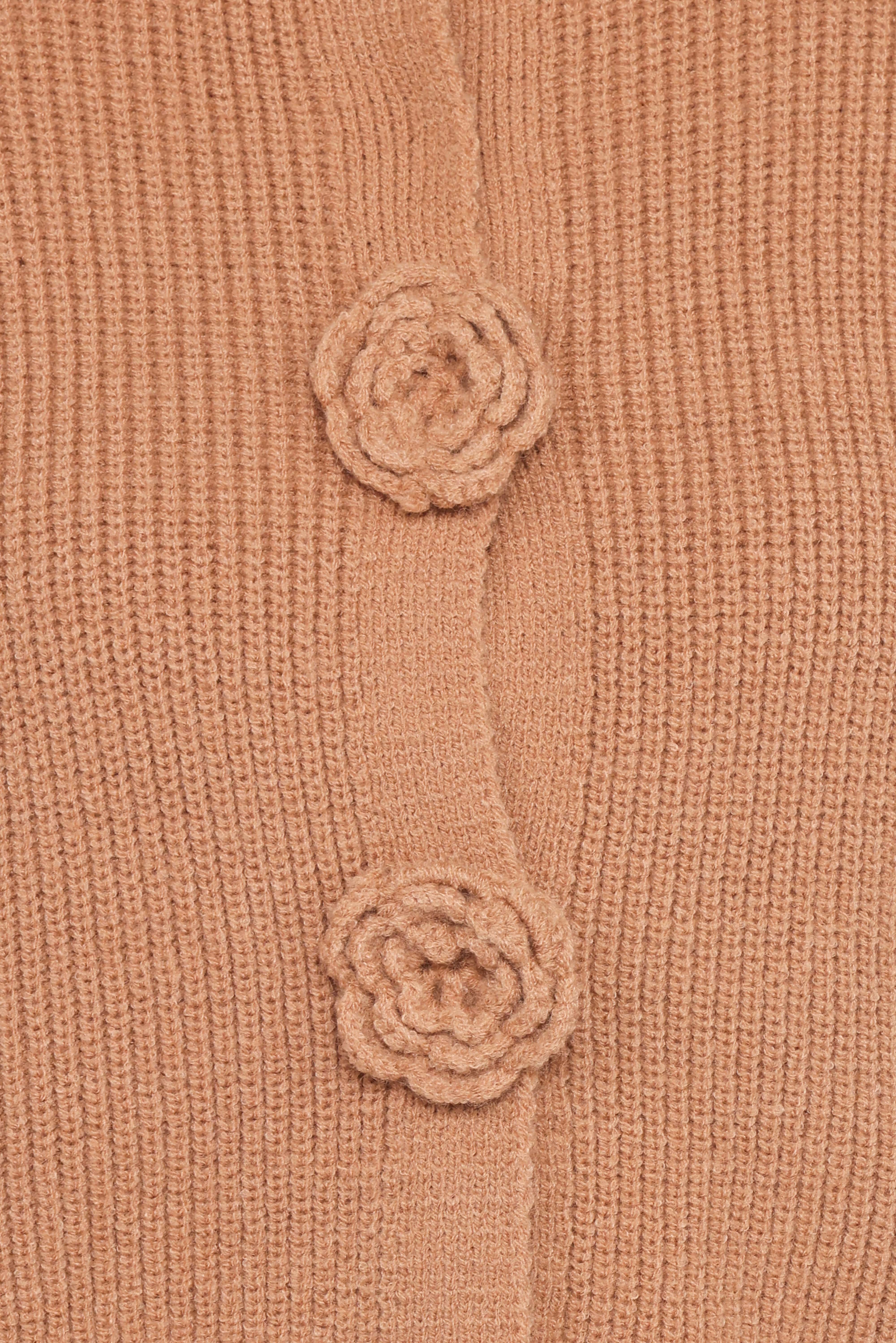Jones Rosette Cardigan - Mocha
